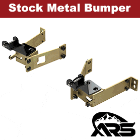 Jeep Wrangler JL Adventure Rack Systems (ARS) by MetalCloak R75040-Rear-Hoop-Bumper-Brackets