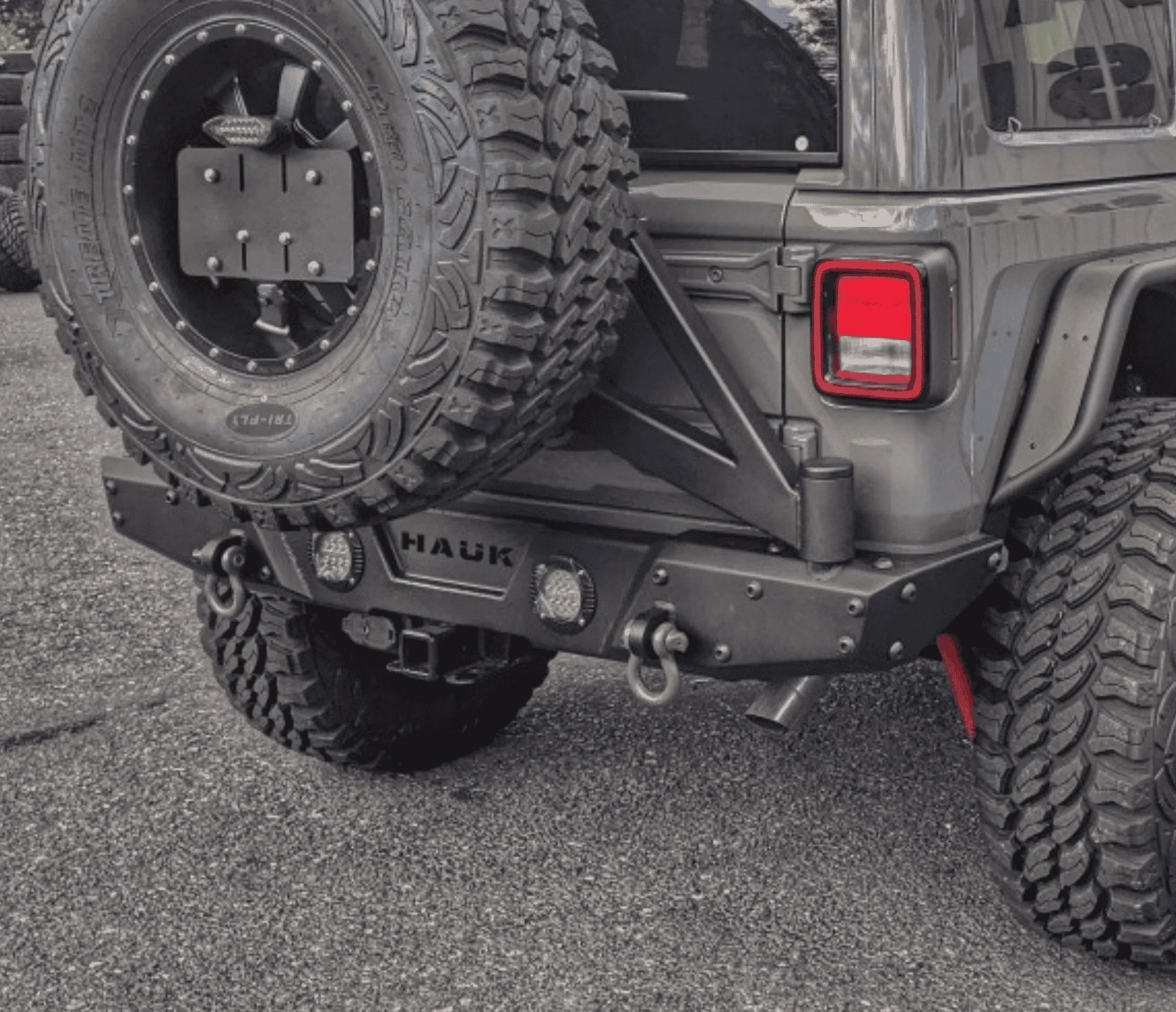 Jeep Wrangler JL HAWK PREDATOR SERIES Rear Bumper 1642814813585