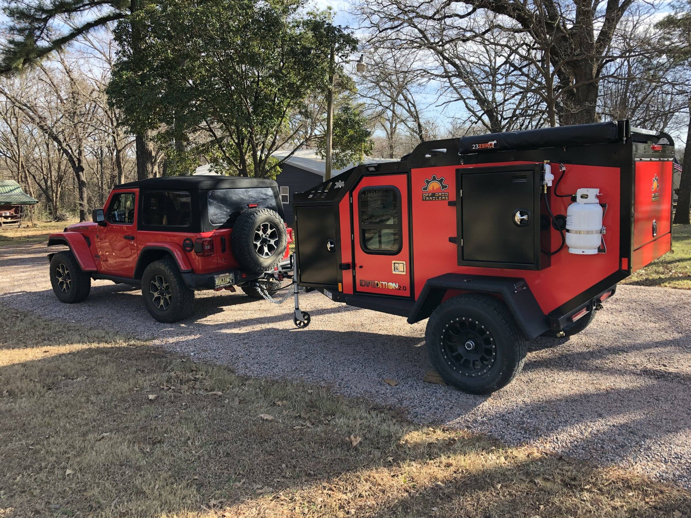 Jeep Wrangler JL JLU pulling a travel trailer? No problem! 57615515-7ED5-4E5B-A5E1-075DC630AF1B