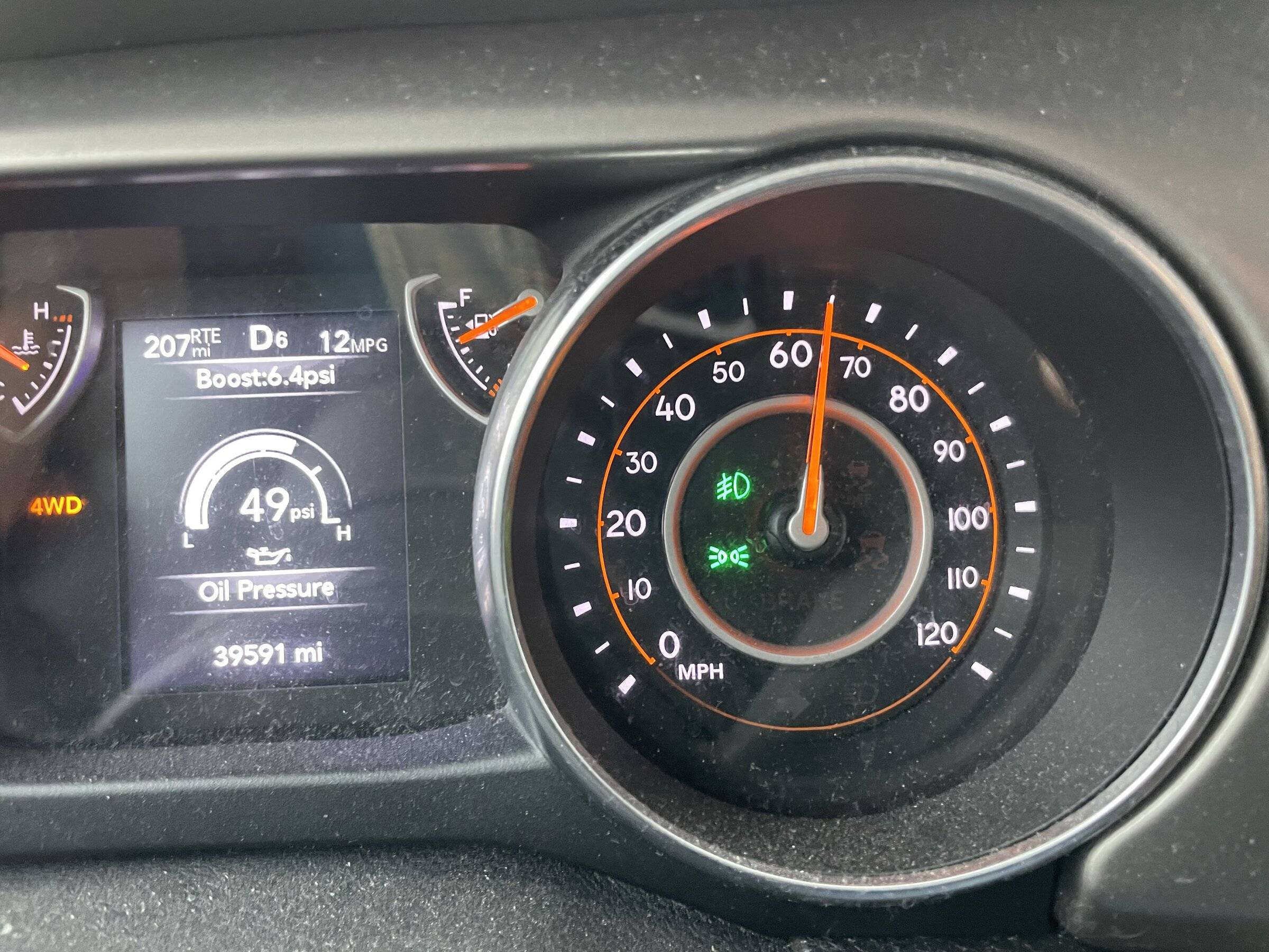 Jeep Wrangler JL Boost Gauge IMG_1319