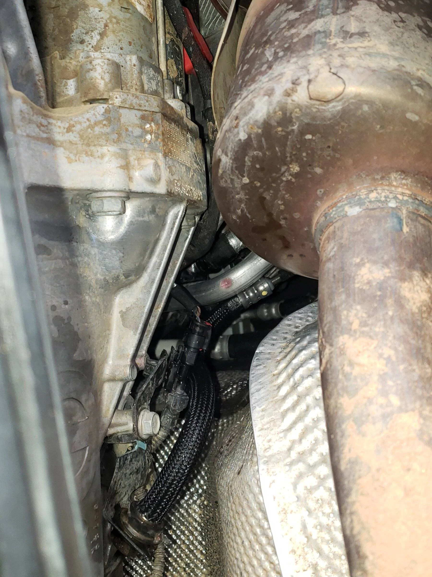 Jeep Wrangler JL Is yor coolant line being rubbed through? 20220130_105527