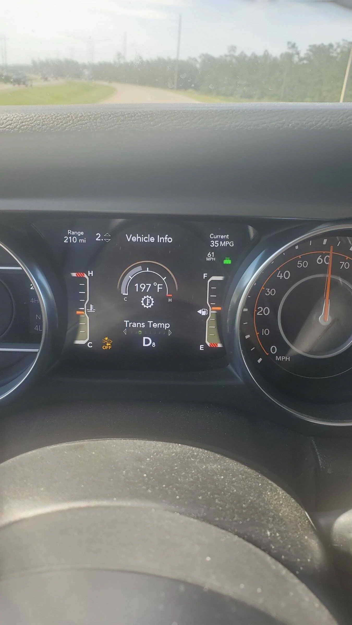 Jeep Wrangler JL Ecodiesel Eco-nomics & Issues Trans Temp - normal
