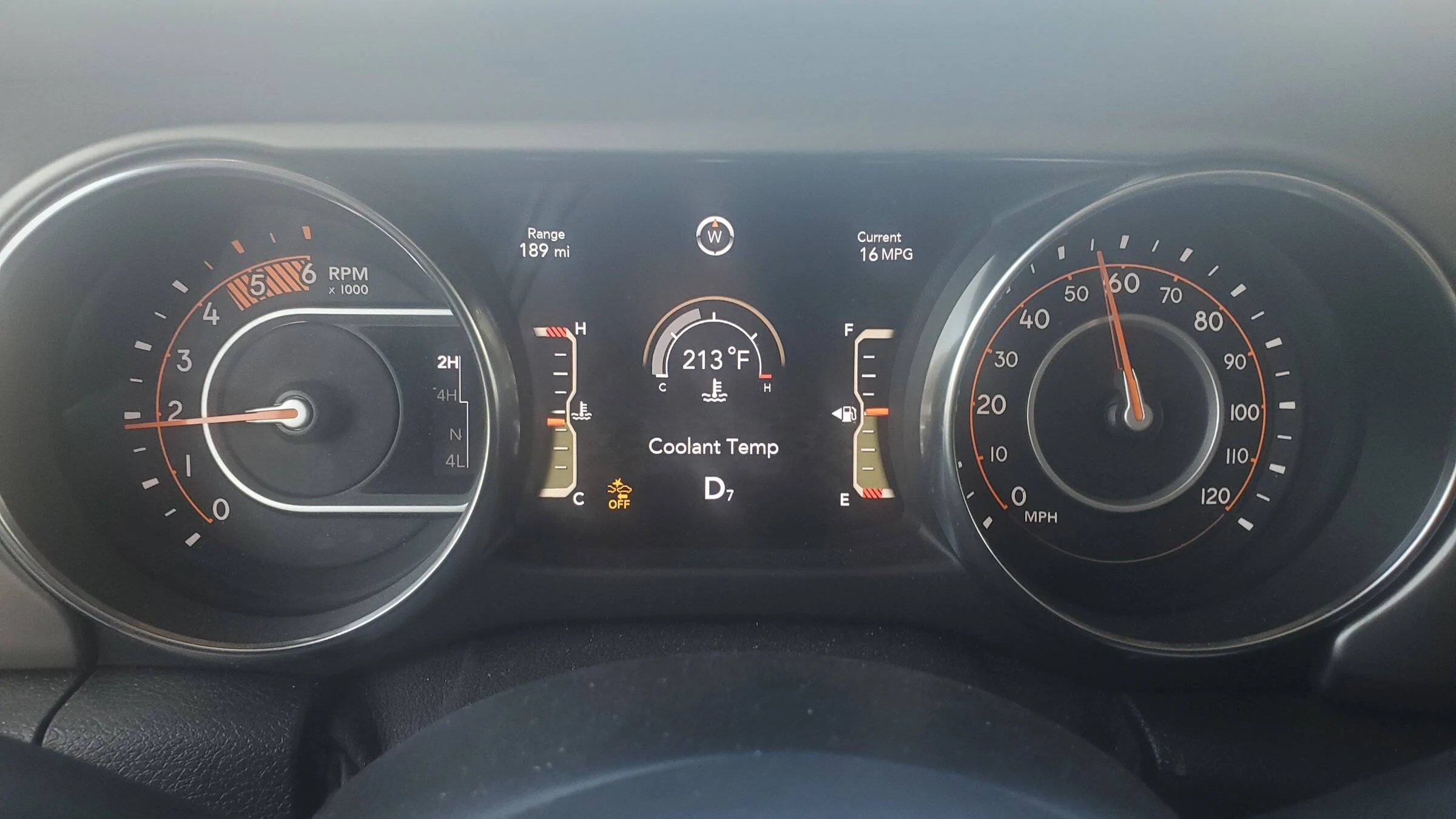 Jeep Wrangler JL Ecodiesel Eco-nomics & Issues Coolant Temp - towing