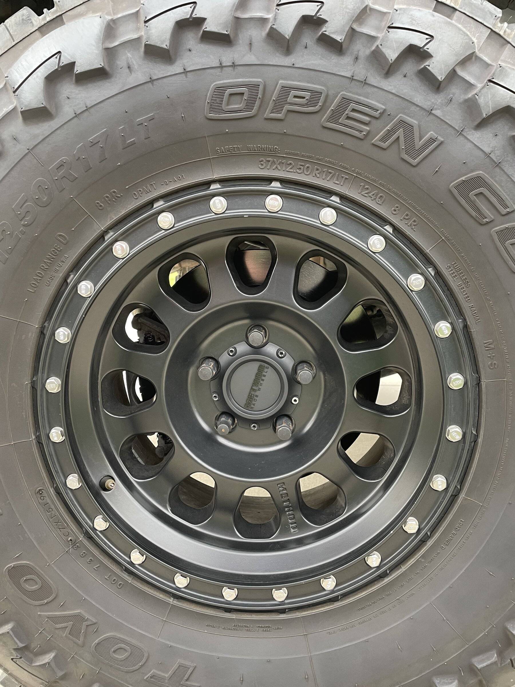 Jeep Wrangler JL Method 315 wheels - set of 5 F3B99321-BAD1-45A7-8B55-AF1282C57C67