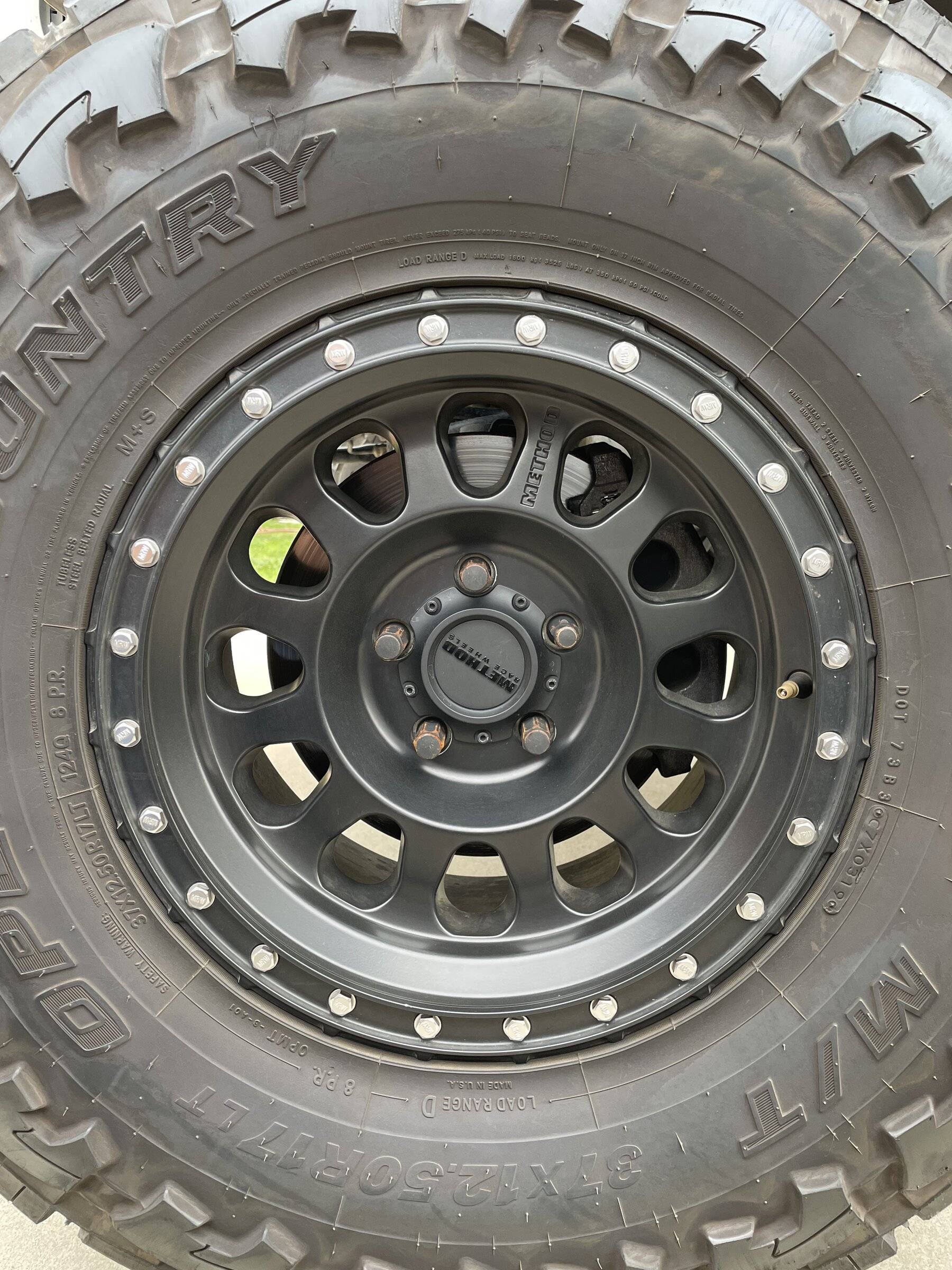 Jeep Wrangler JL Method 315 wheels - set of 5 B59EBFD5-2E1E-4FC7-BDFE-EDC4E21F995F