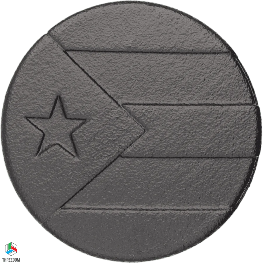 Jeep Wrangler JL ? Threedom Custom Design Key Lock Caps? 62_PR Flag