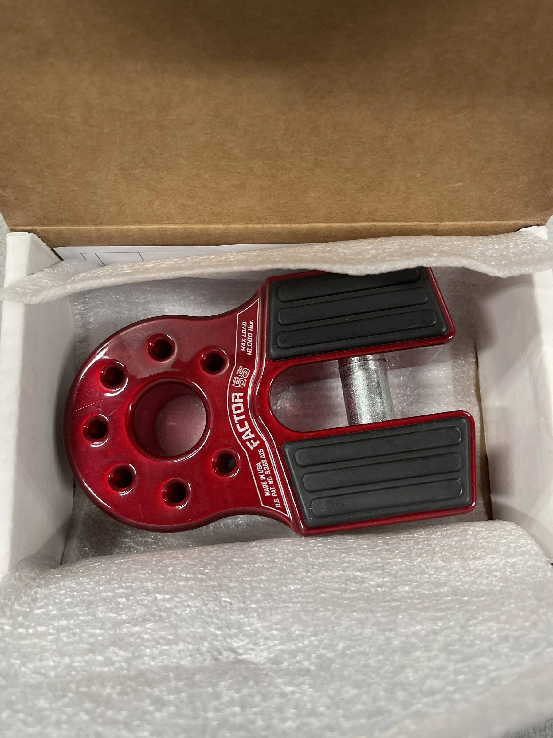 Jeep Wrangler JL New Factor 55 Flatlink Red $120 Shipped imag