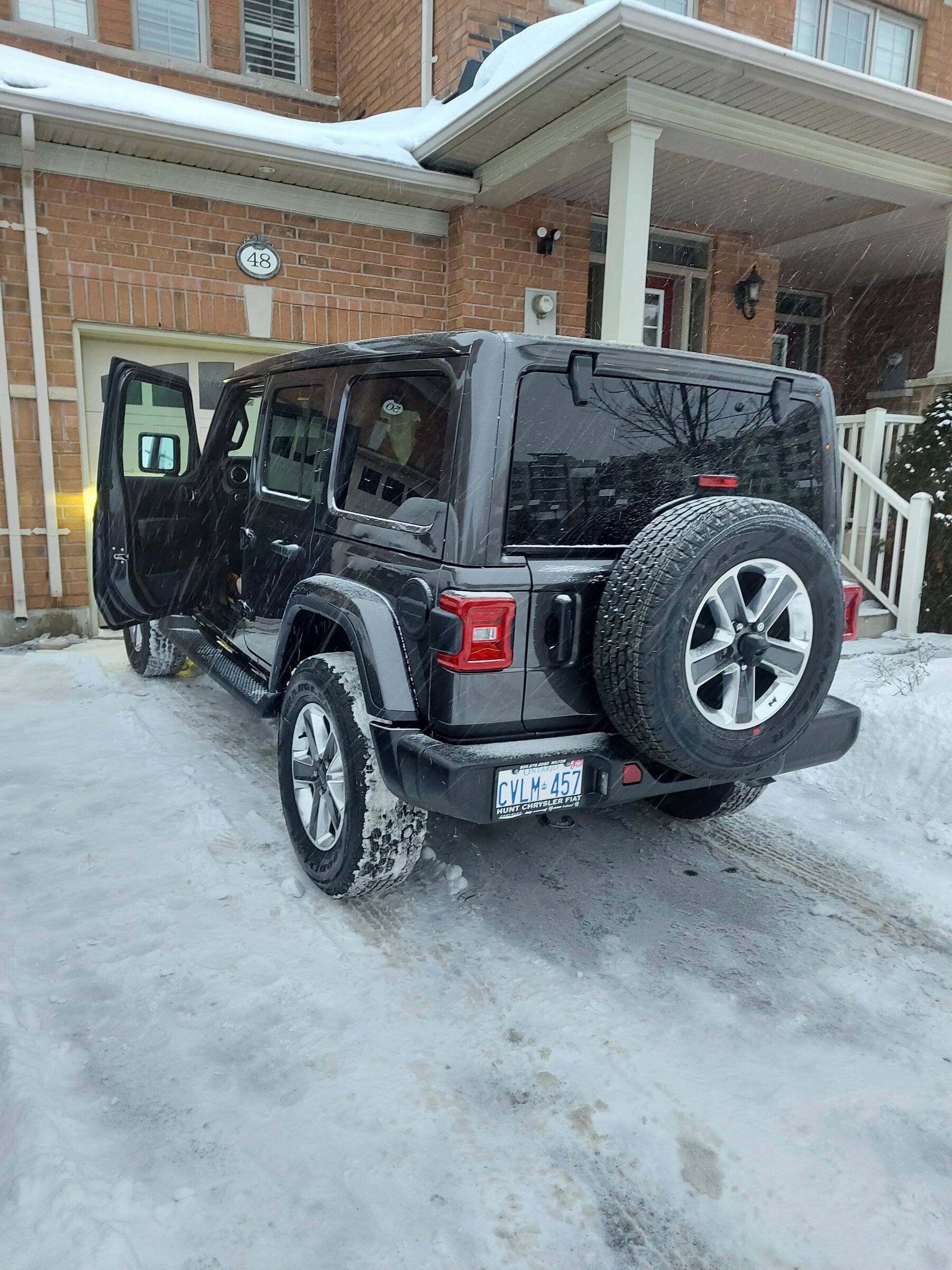 Jeep Wrangler JL Jeeps in Snow 20220203_172214