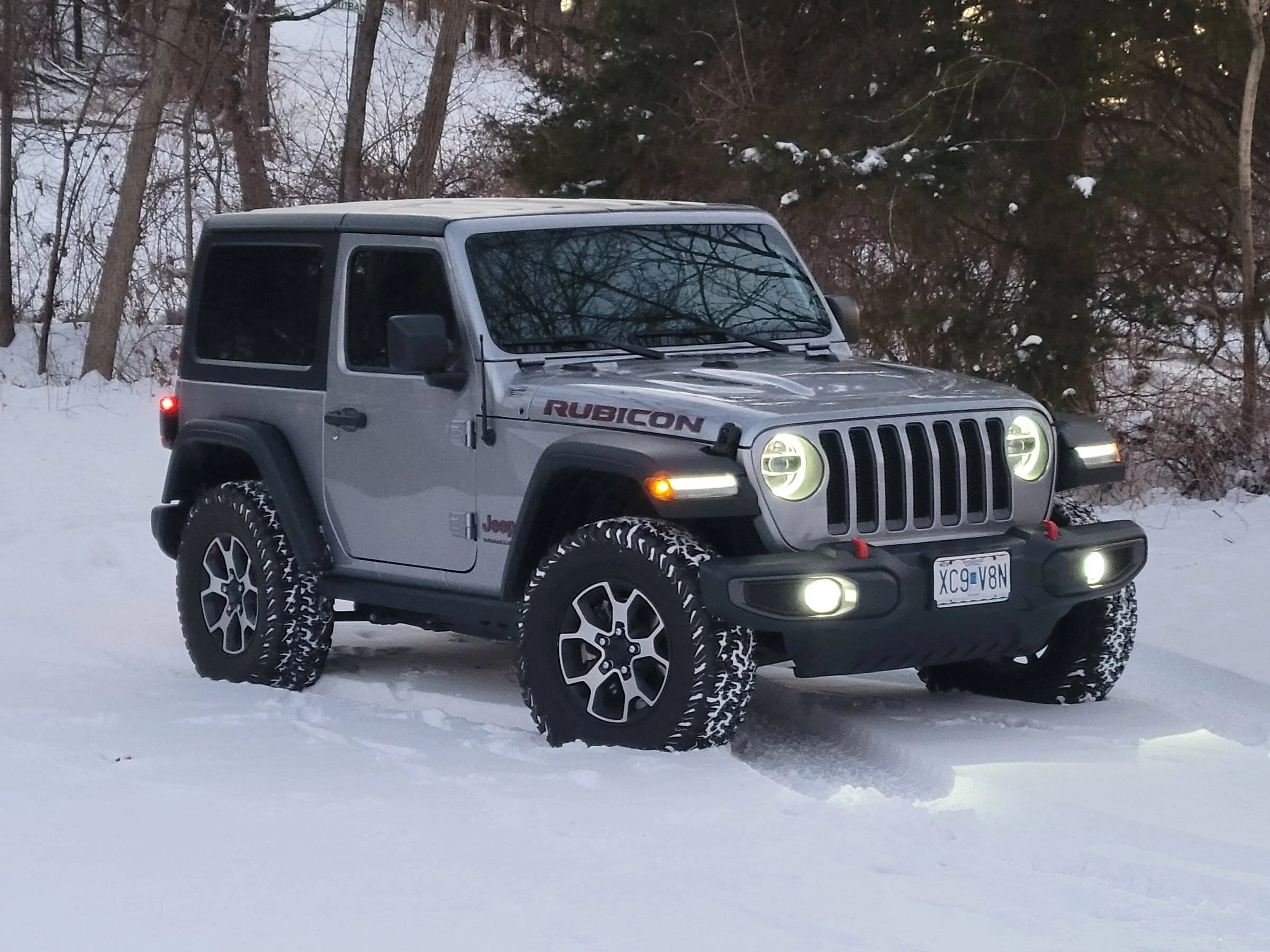Jeep Wrangler JL Jeeps in Snow 20220204_174440
