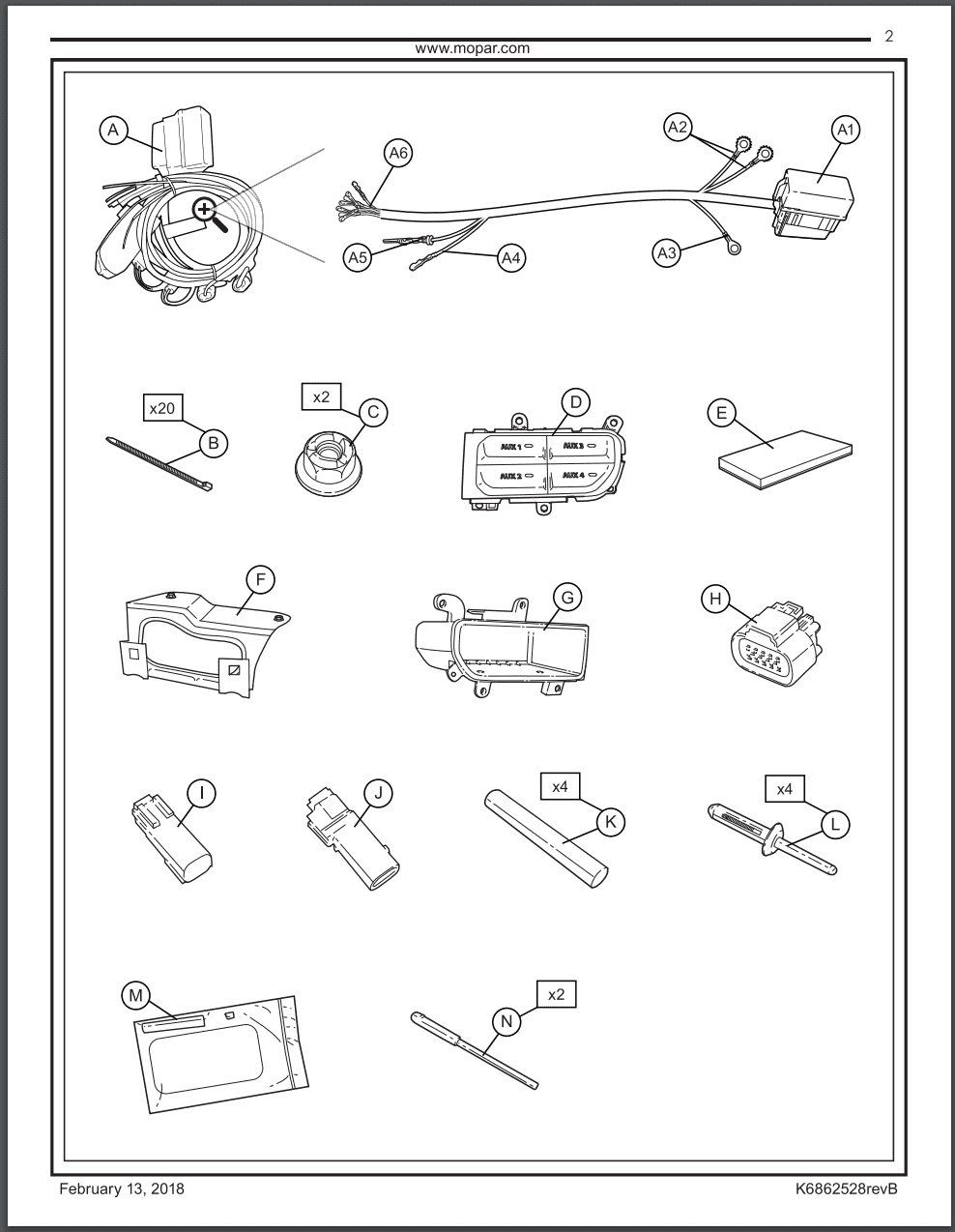 Jeep Wrangler JL Can't find connector part # Screen Shot 2022-02-06 at 1.08.10 PM