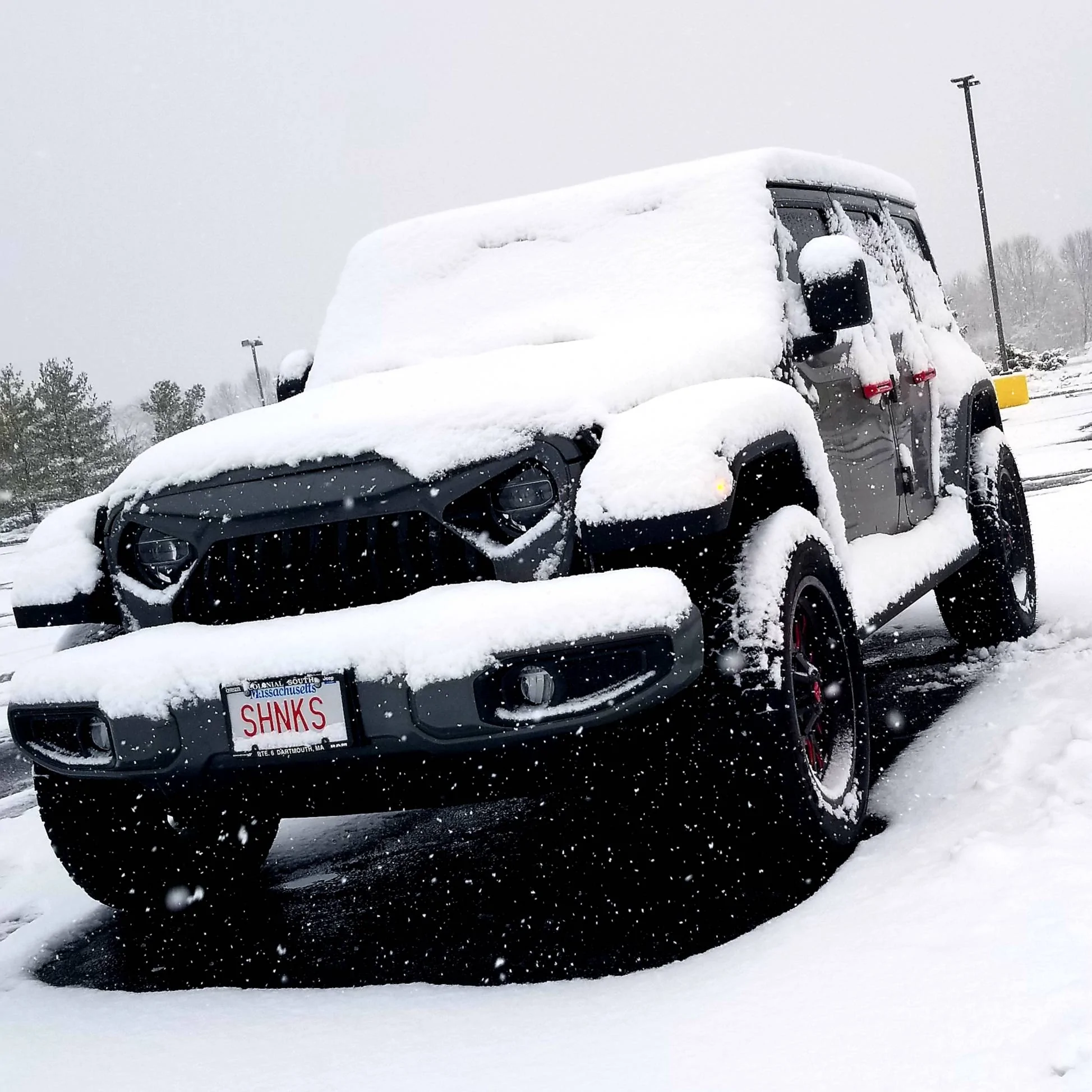 Jeep Wrangler JL Jeeps in Snow 20220108_104103