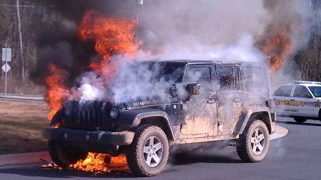 Jeep Wrangler JL Best Battery Jeep on fire1