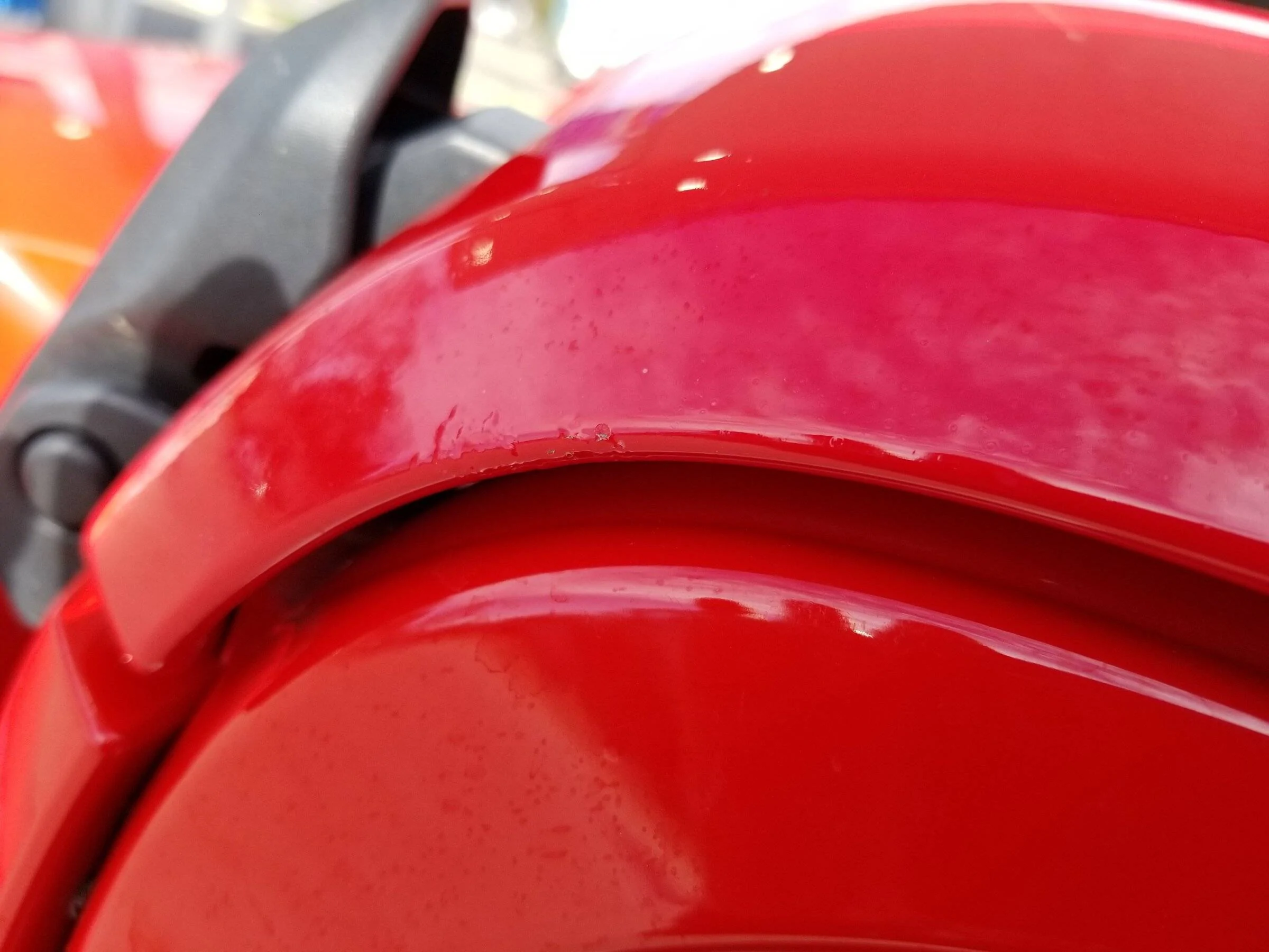 Jeep Wrangler JL Bubbling paint on JLU 20210202_141422