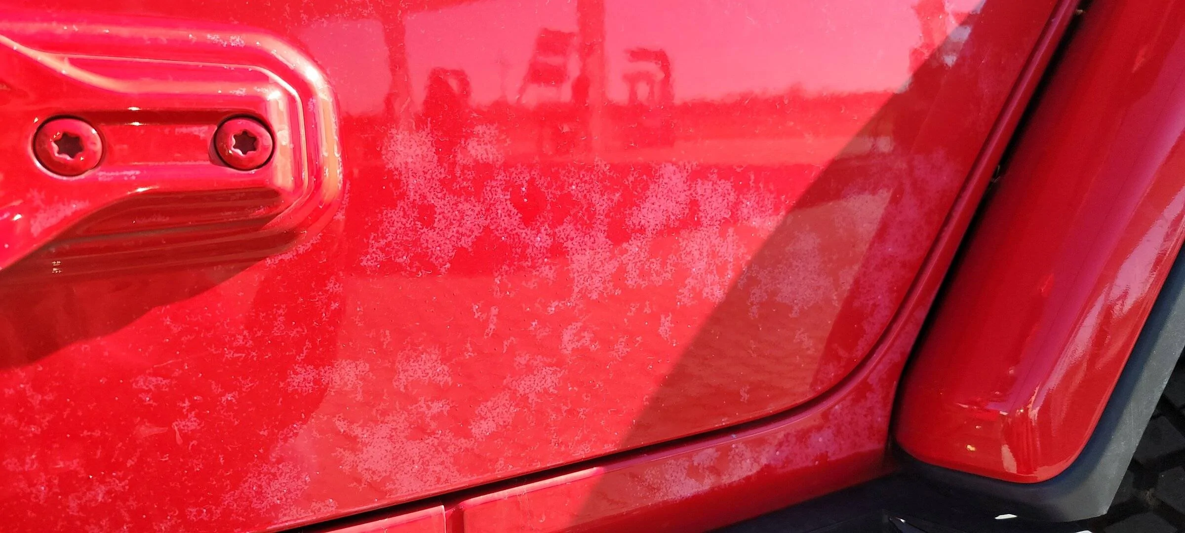 Jeep Wrangler JL Bubbling paint on JLU 20220205_143246