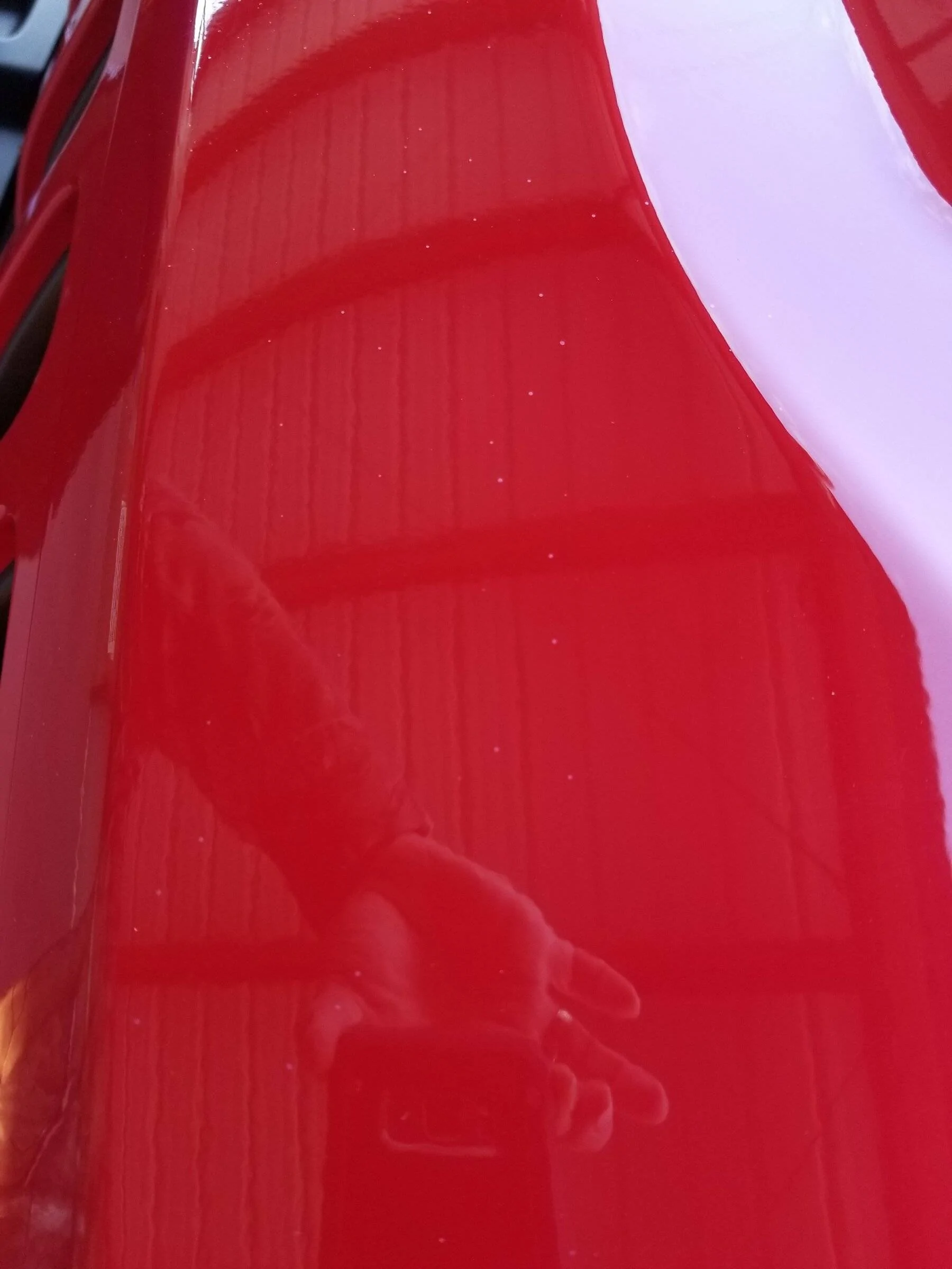 Jeep Wrangler JL Bubbles in Paint at Door Hinges 20210202_140257