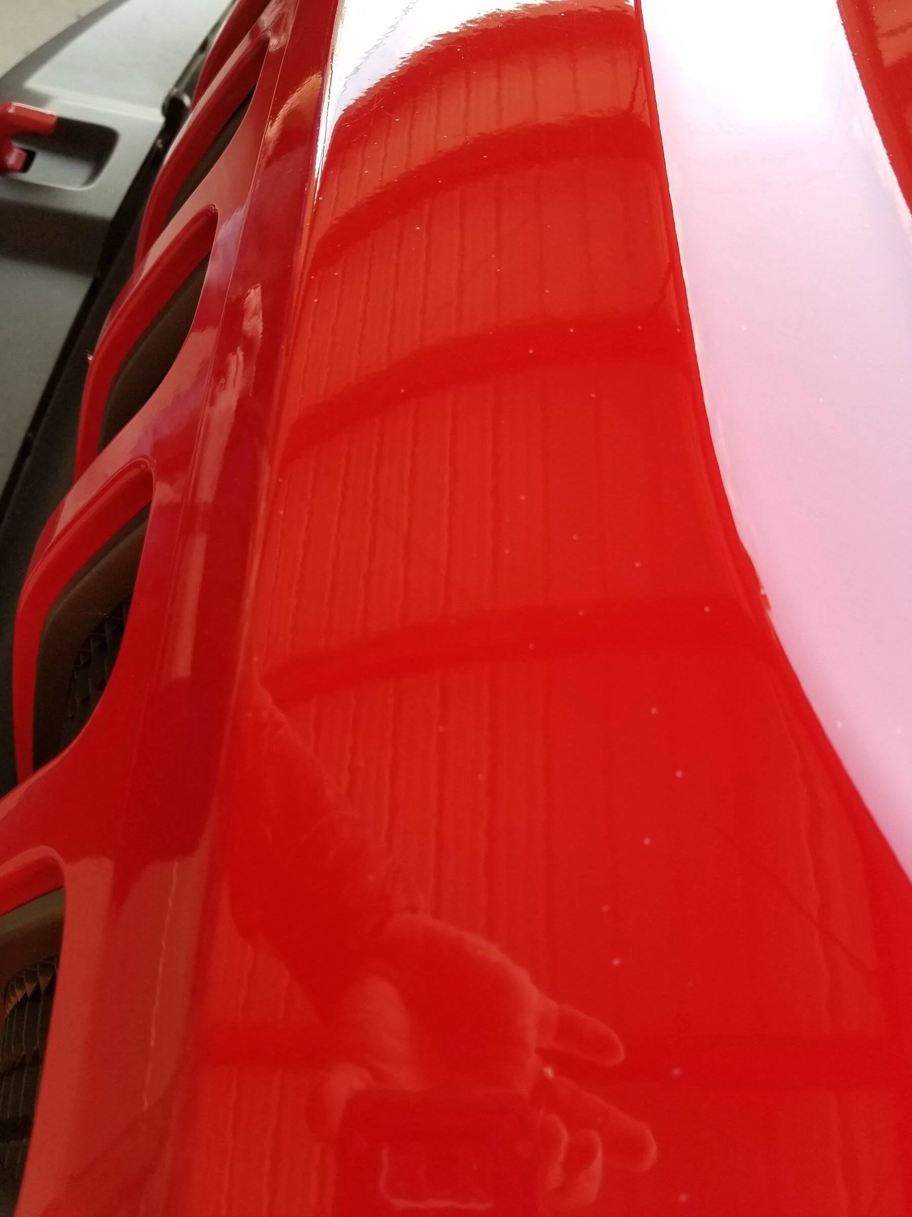 Jeep Wrangler JL Bubbles in Paint at Door Hinges 20210202_140255
