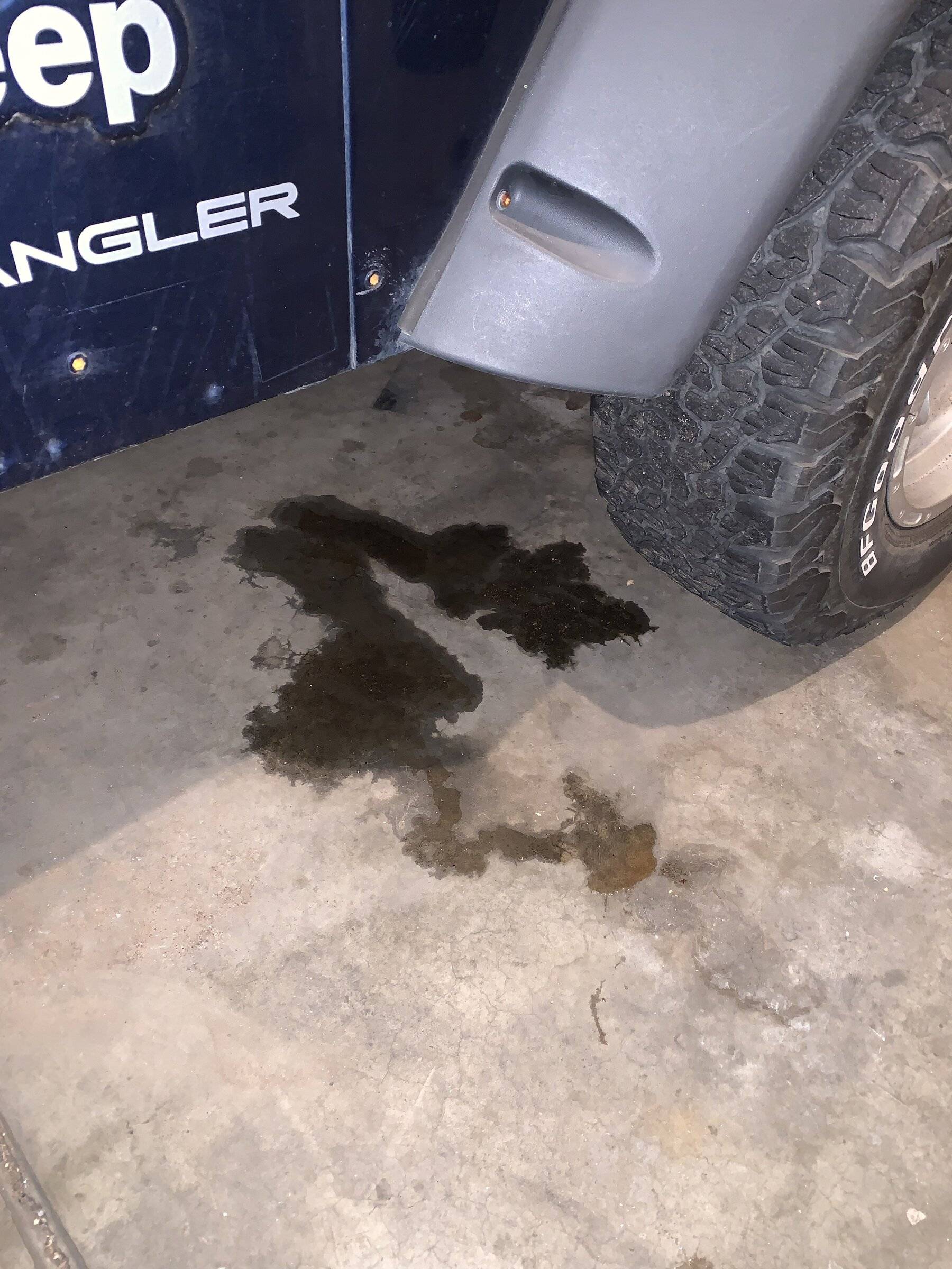 Jeep Wrangler JL Help!! Leak behind motor need info!! 00614636-695C-4819-A7AA-1E41823C239B