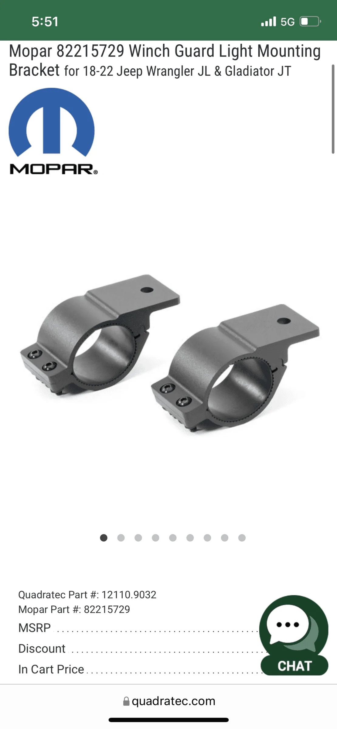 Jeep Wrangler JL WTB Mopar Light Mounting Brackets for Winch Guard 50E5D2CB-F27B-487A-8293-64BEC0D4515B