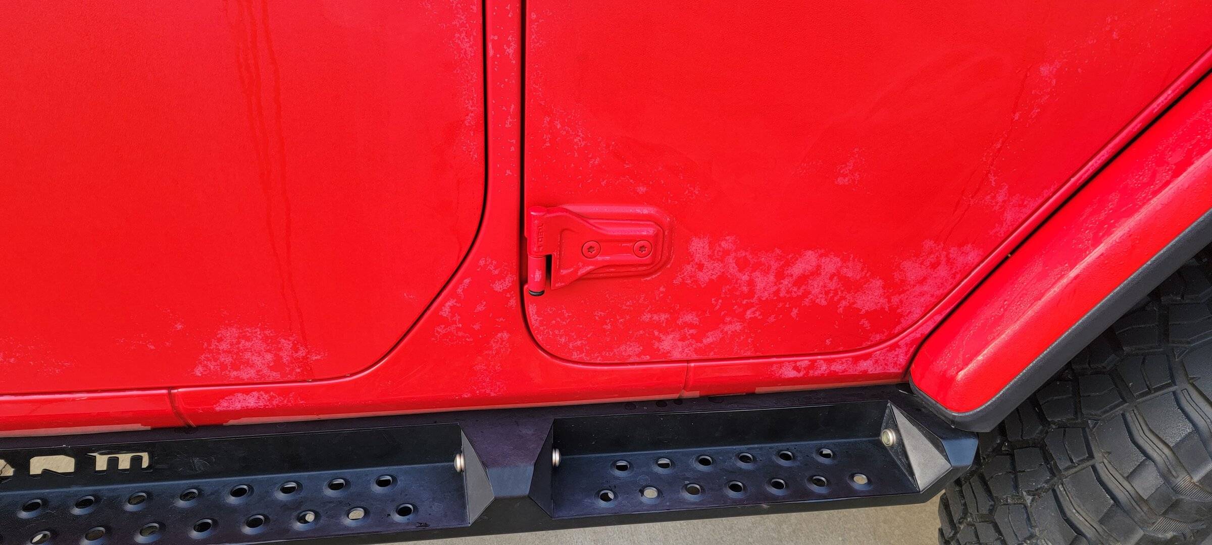 Jeep Wrangler JL Paint problem jeep wrangler 2021 20220210_074107