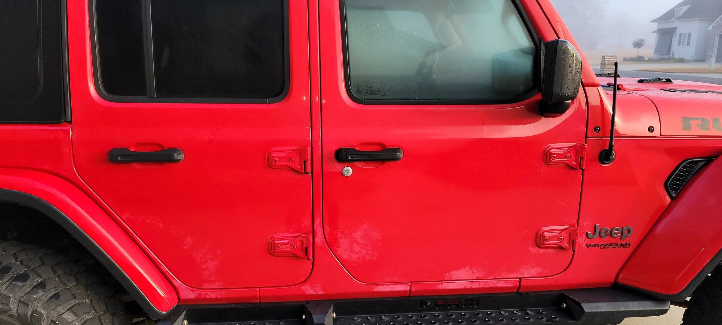 Jeep Wrangler JL Paint problem jeep wrangler 2021 20220210_073955