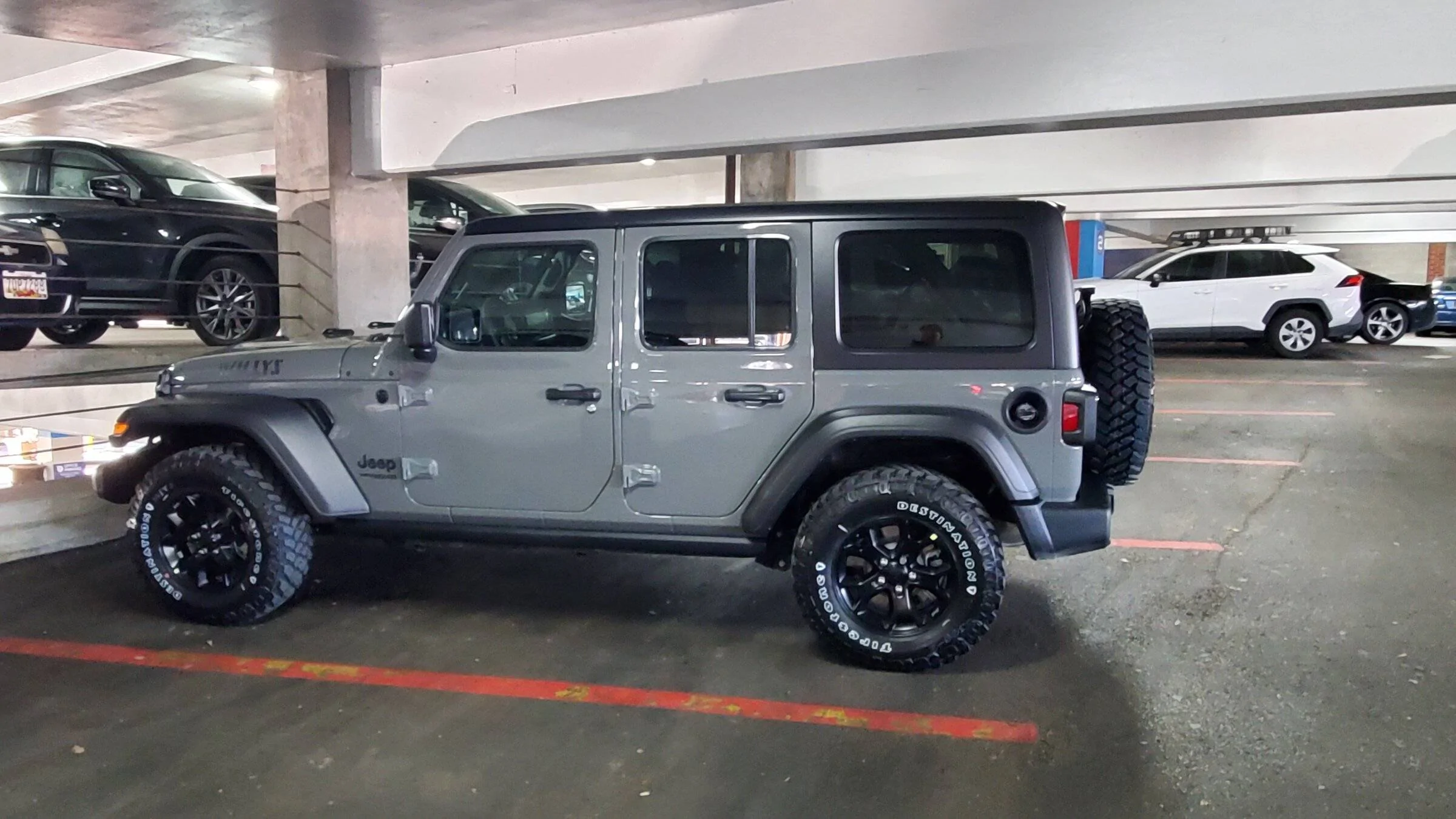 Jeep Wrangler JL Baltimore Harbor Ducking 20220219_161543
