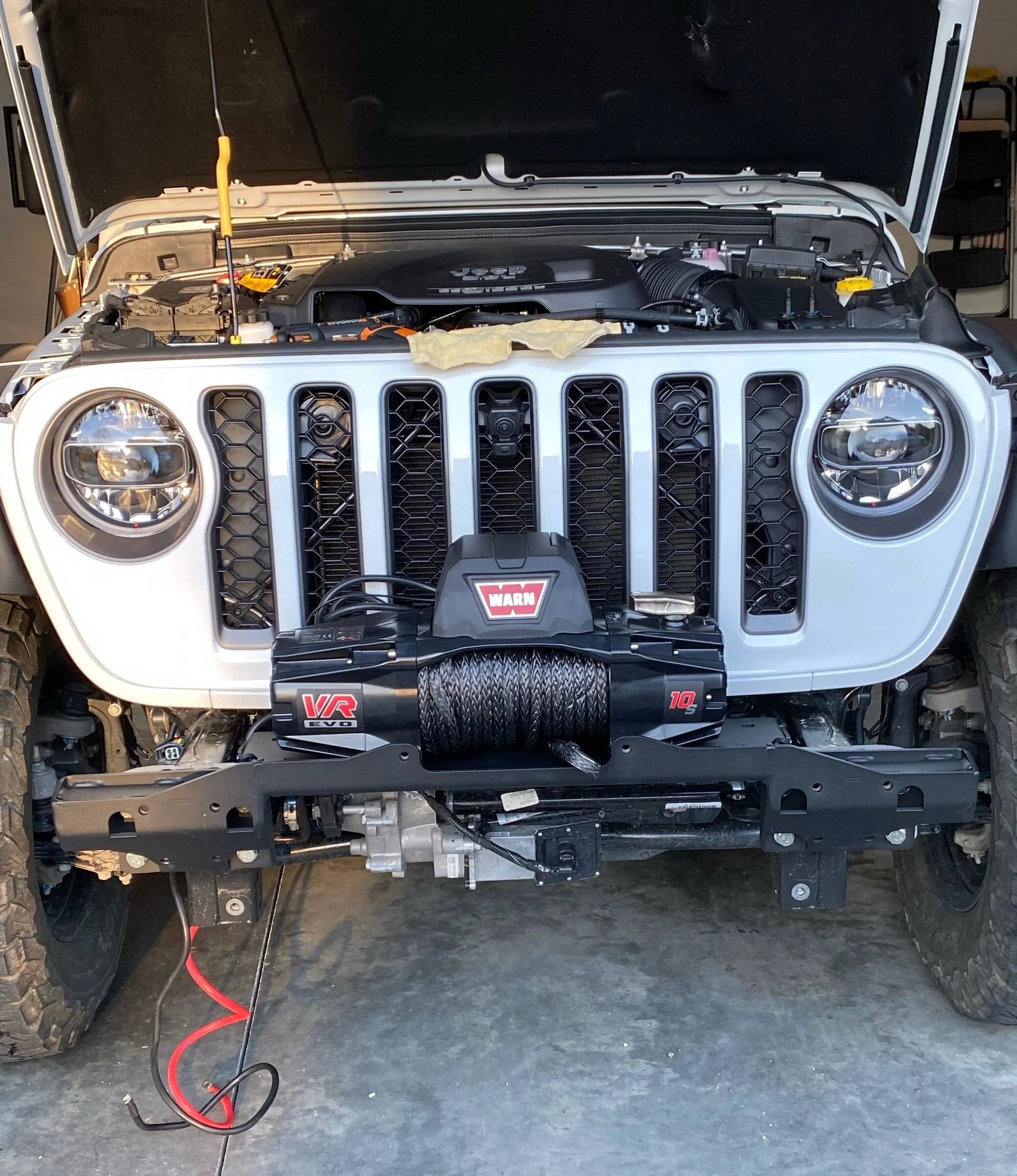 Jeep Wrangler JL Doug's First Wrangler and Build bumper winch 2