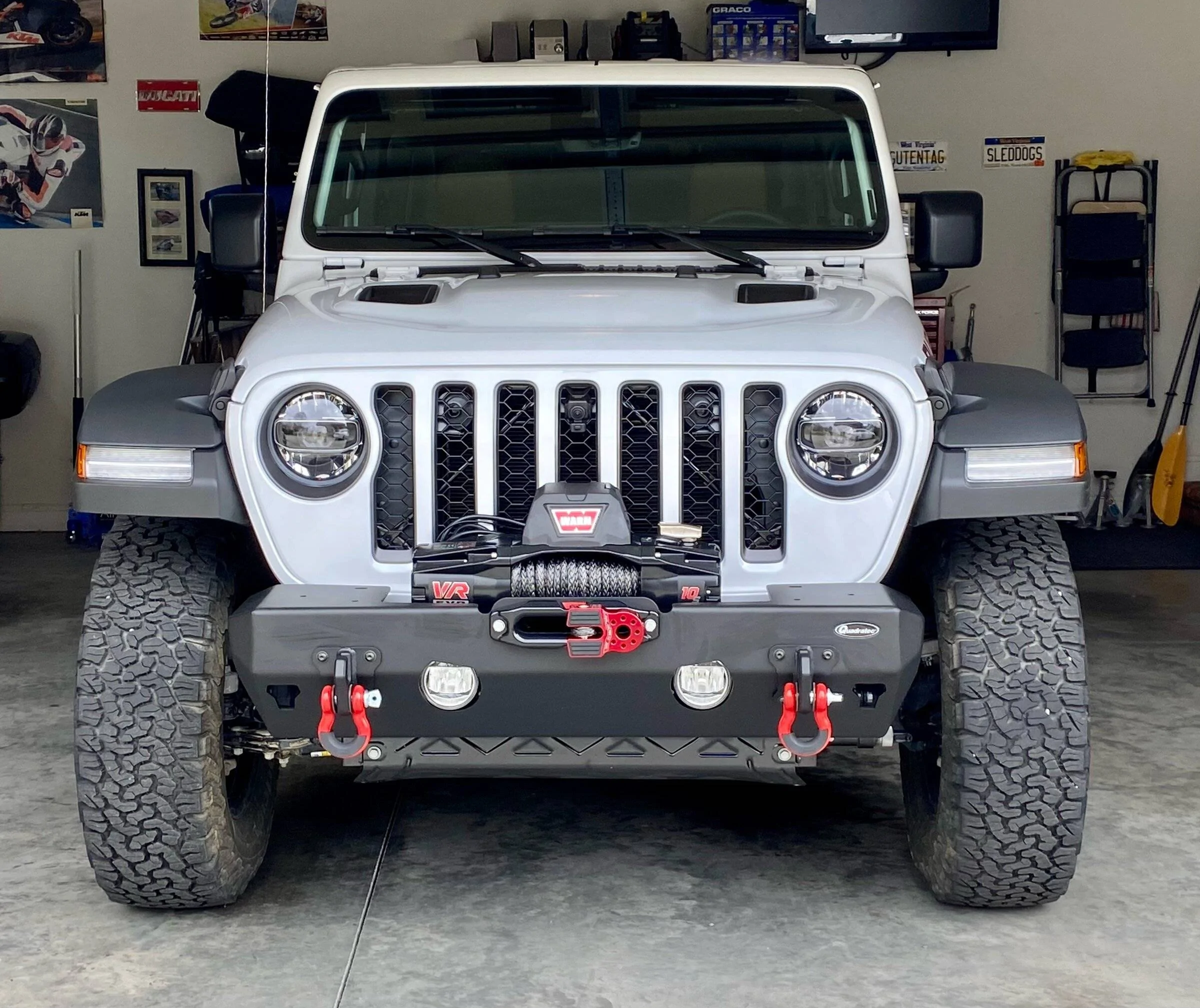 Jeep Wrangler JL Doug's First Wrangler and Build bumper winch 3