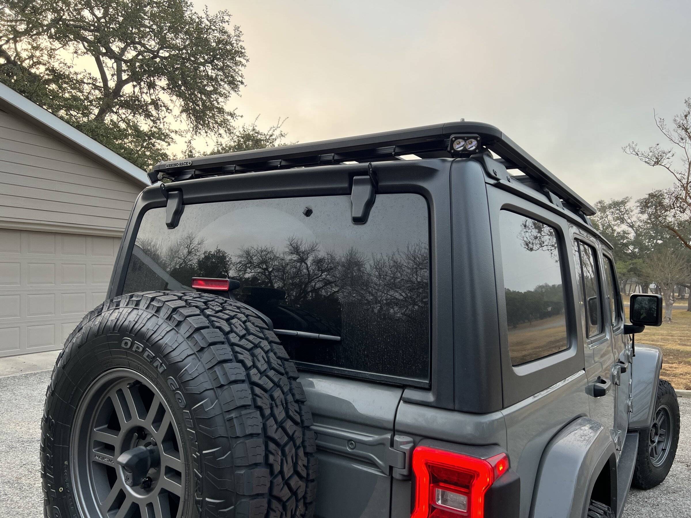 Jeep Wrangler JL Rhino Rack Backbone Installed! lights1