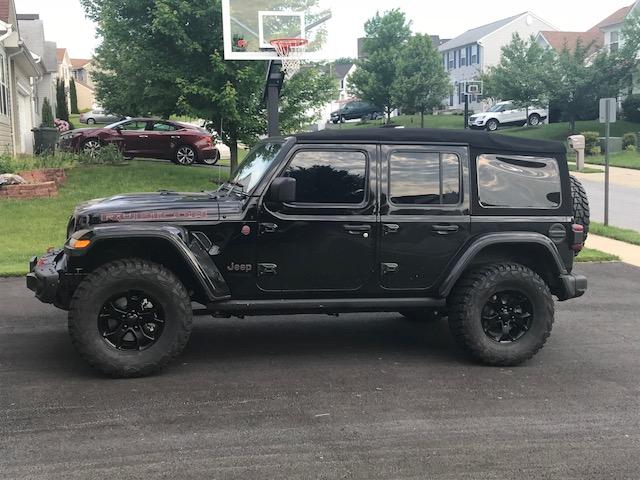 Jeep Wrangler JL 0.75-1" Spring Spacers for JL? BlackWheels