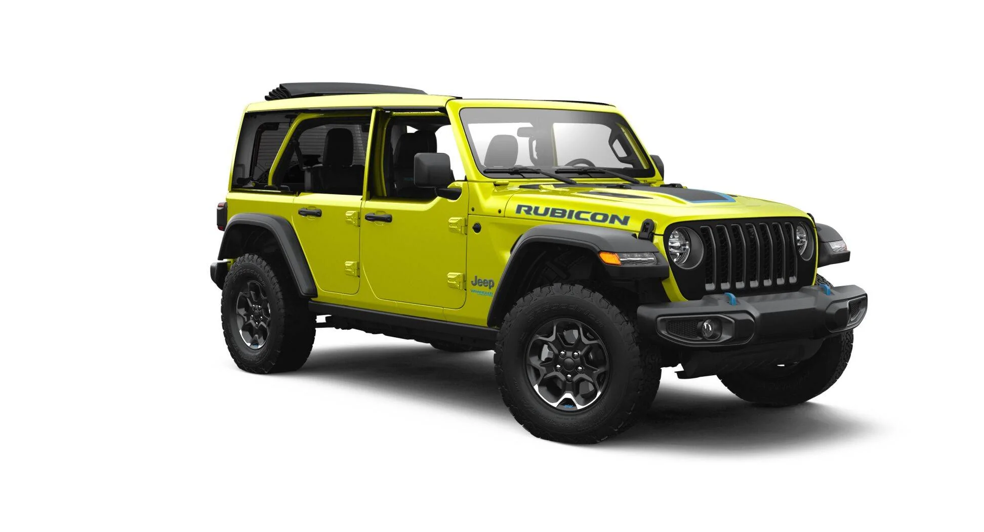 Jeep Wrangler JL Is High Velocity Yellow ...... Jeep HV Half-Doors Off