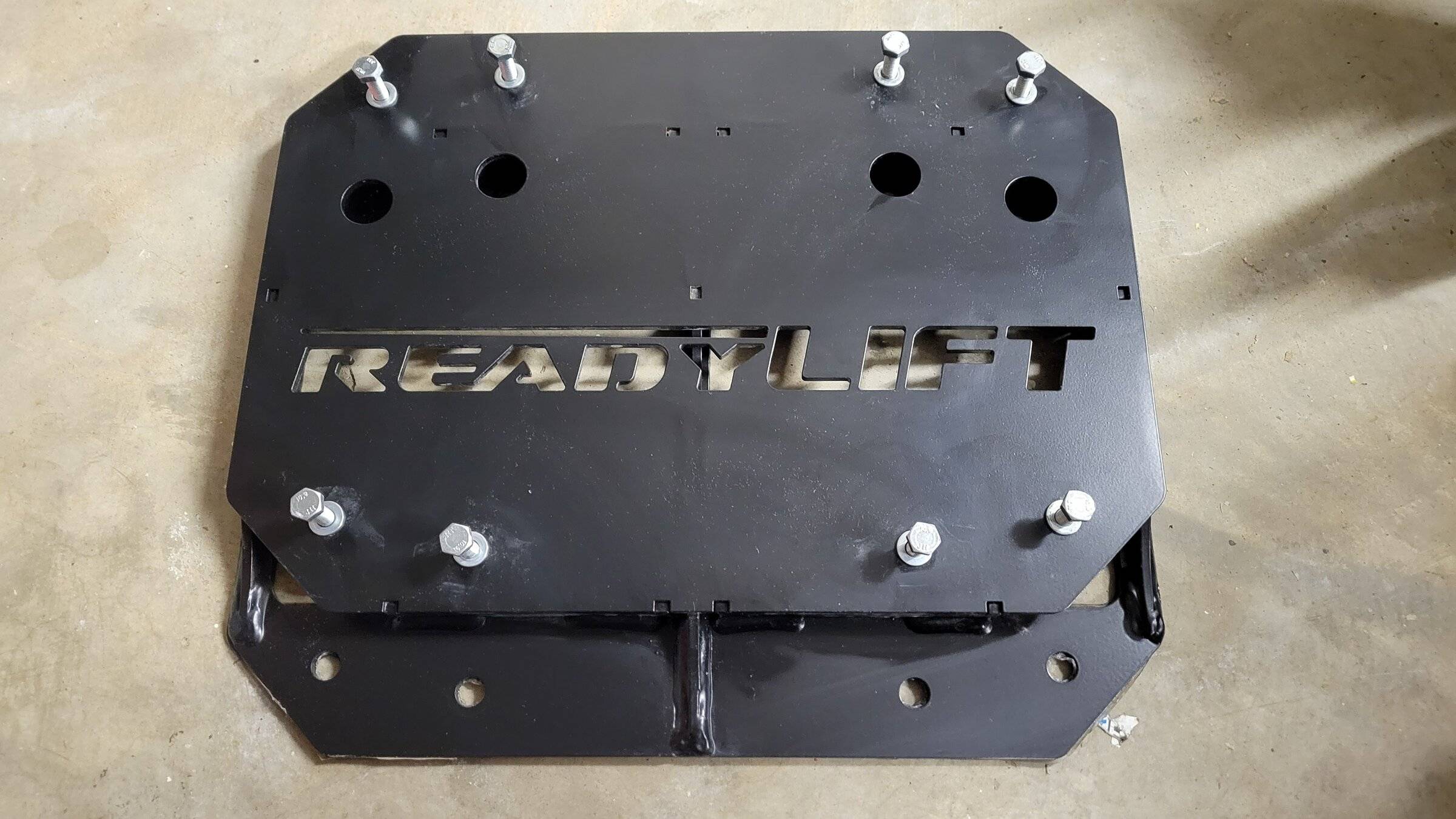 Jeep Wrangler JL ReadyLift Spare Tire Relocation Bracket 20220219_140823