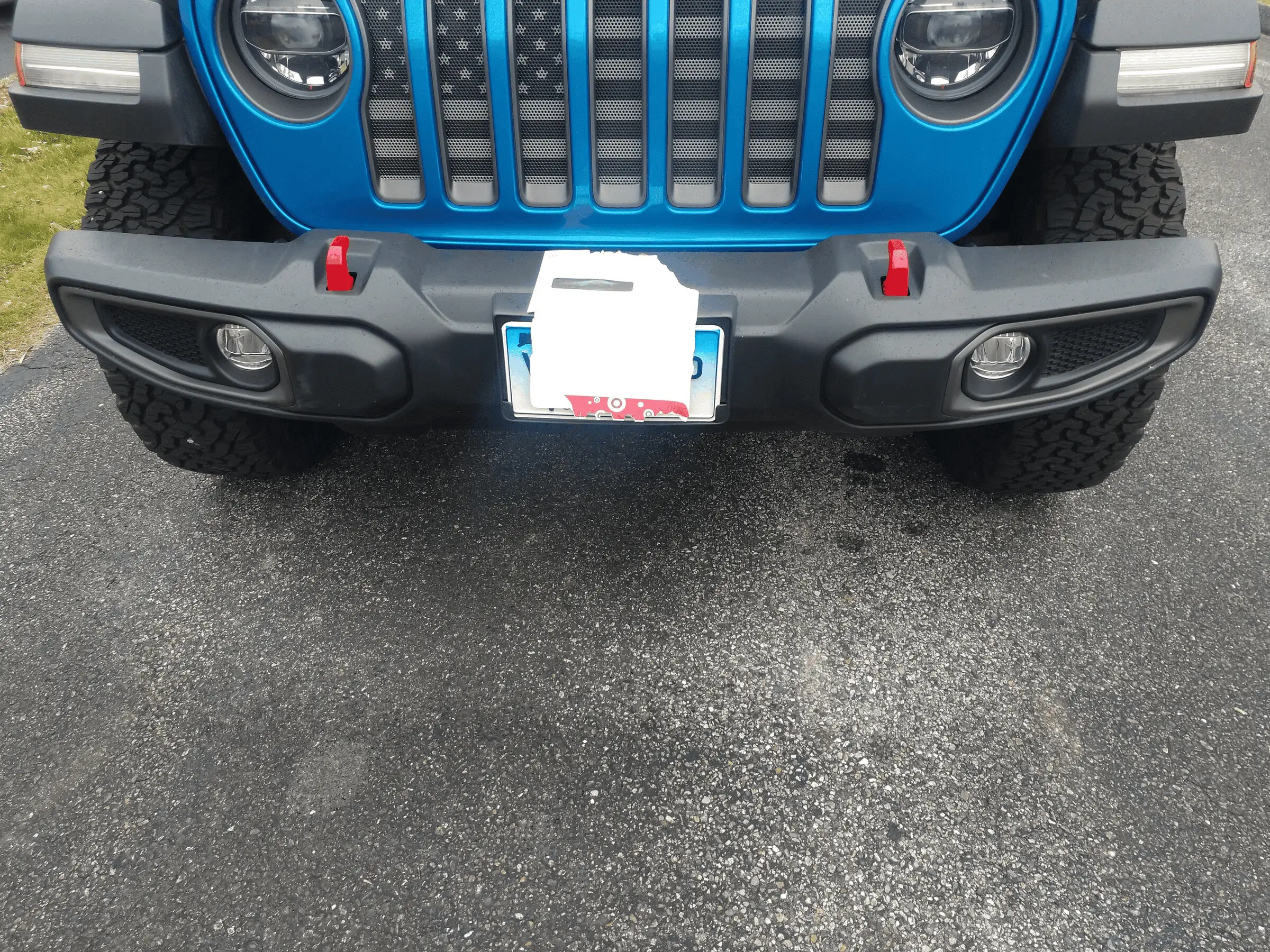 Jeep Wrangler JL Red Rubicon Tow Hooks 1645737644800