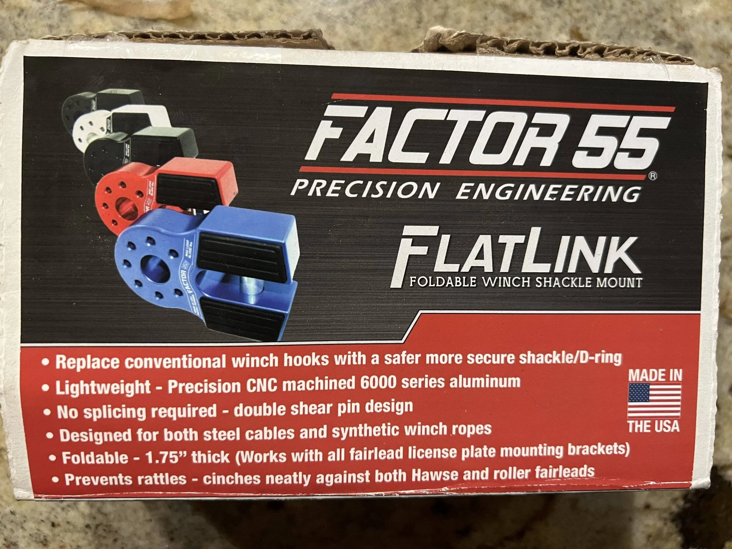 Jeep Wrangler JL $150 - New Factor 55 FlatLink with rope guard FA9D9728-B208-4F20-A3CA-2690B80BF8F0