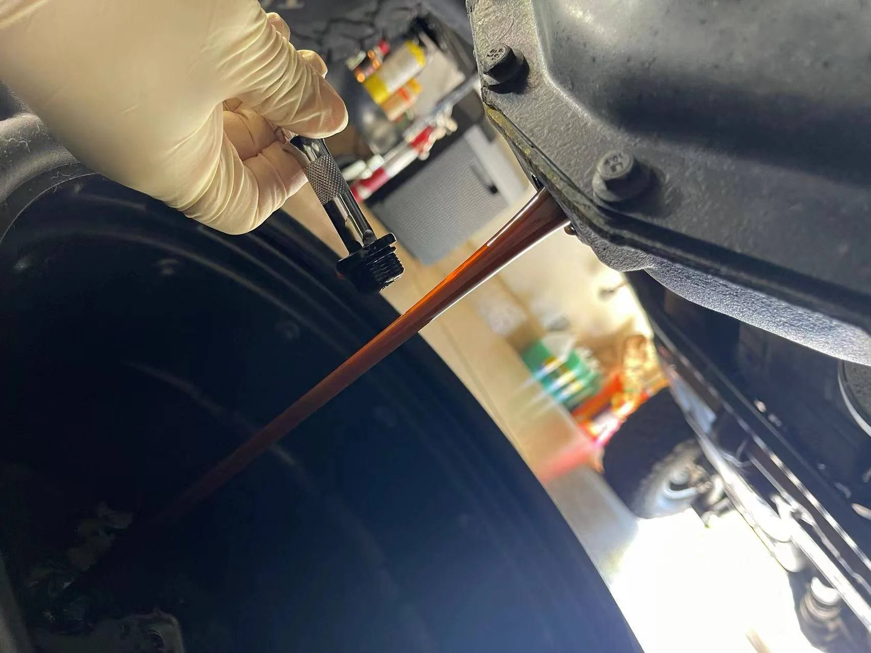 Jeep Wrangler JL Did some t case & diff fluid change at 15k miles WechatIMG313