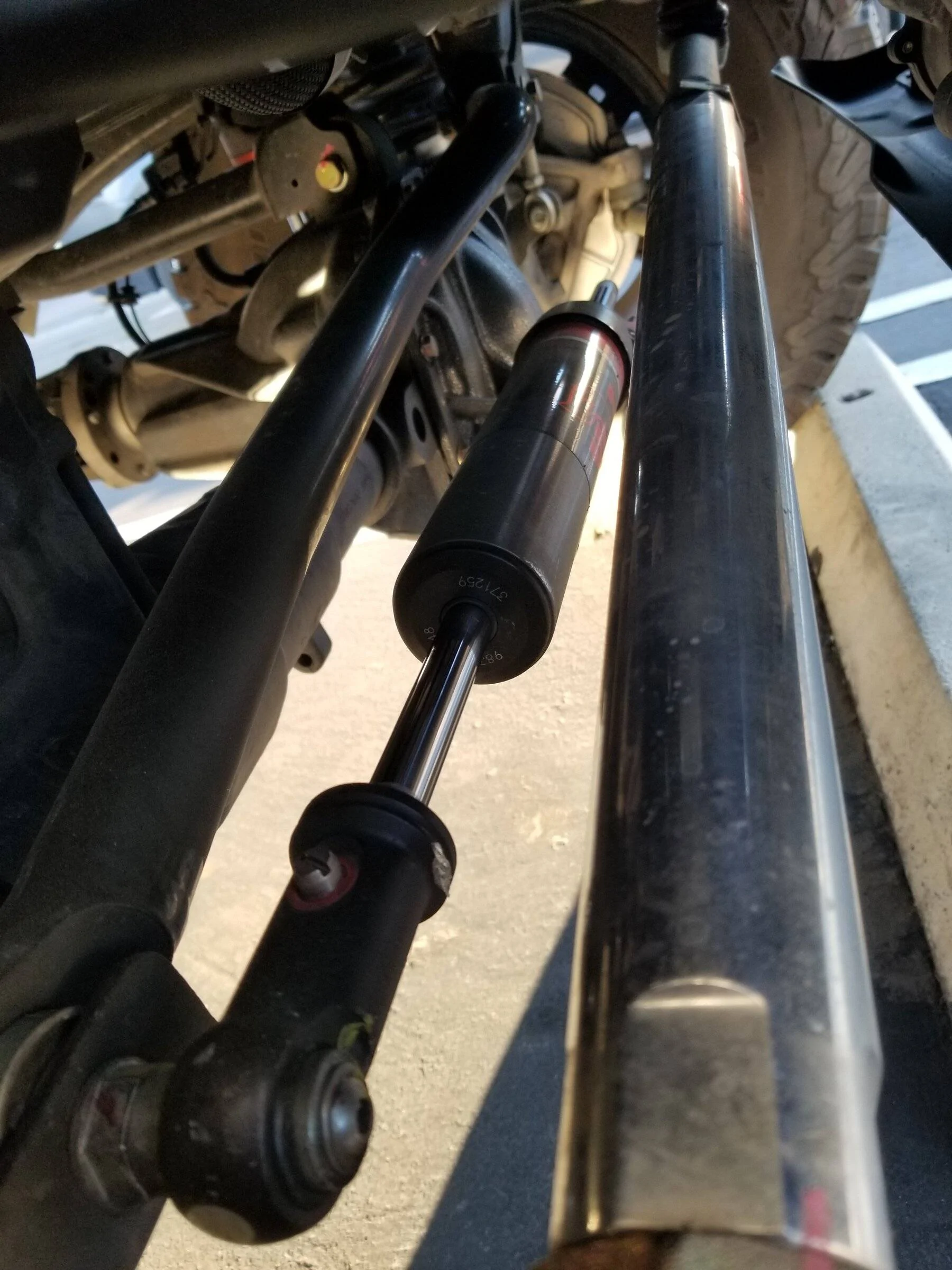 Jeep Wrangler JL Stabilizer setting and shimmying 20220218_164729