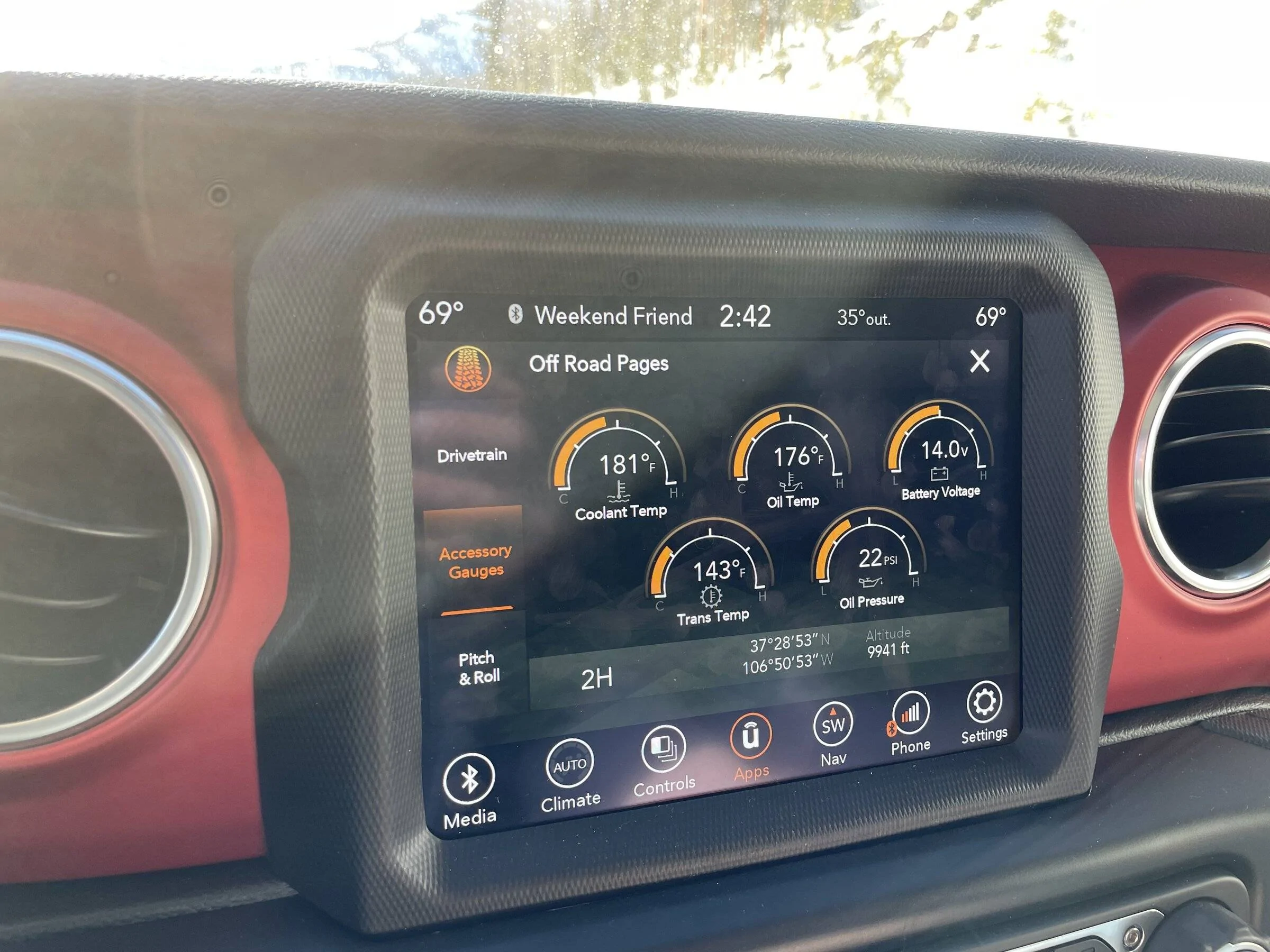 Jeep Wrangler JL "Performance Limited" Error code Accessory Gauges