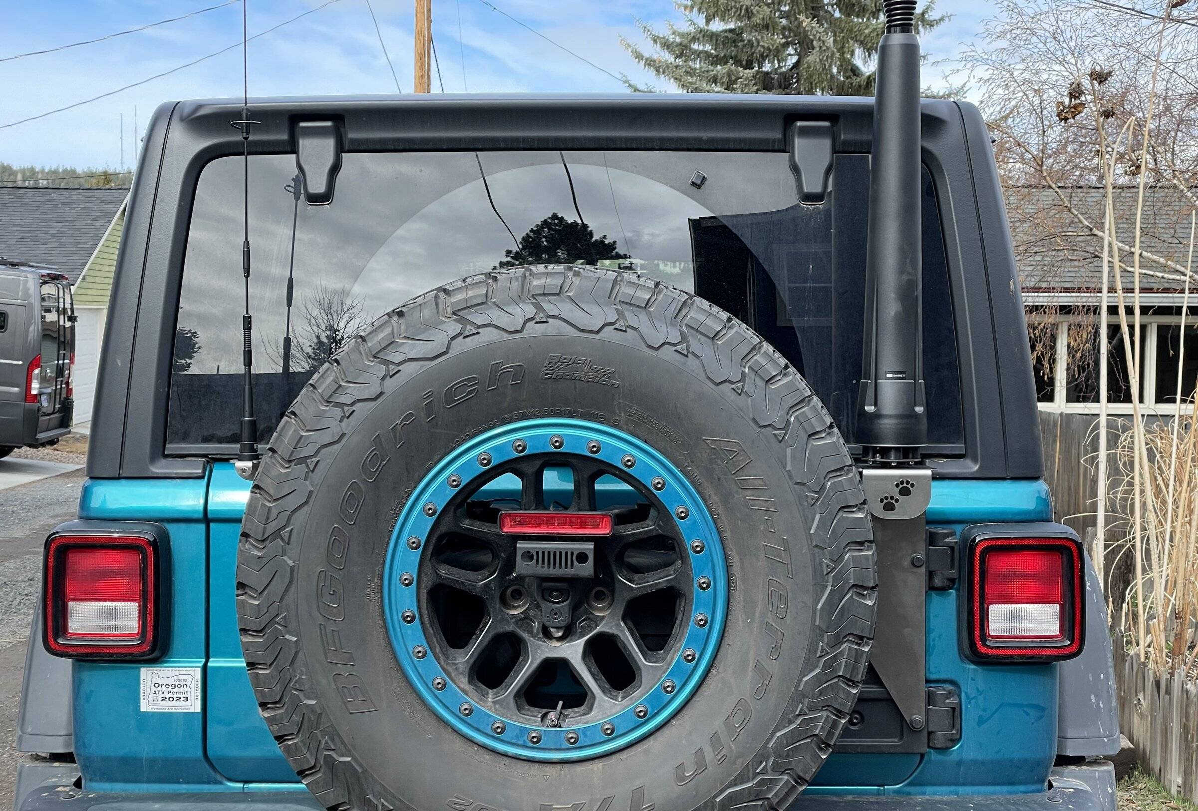 Jeep Wrangler JL GMRS antenna mounting 116C8F3B-AC2C-4D49-9245-EEBBD8A9D1FA