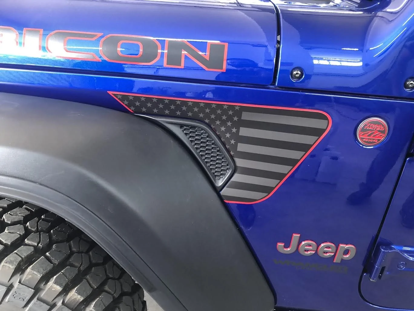 Jeep Wrangler JL Side Fender Vent Decals 0