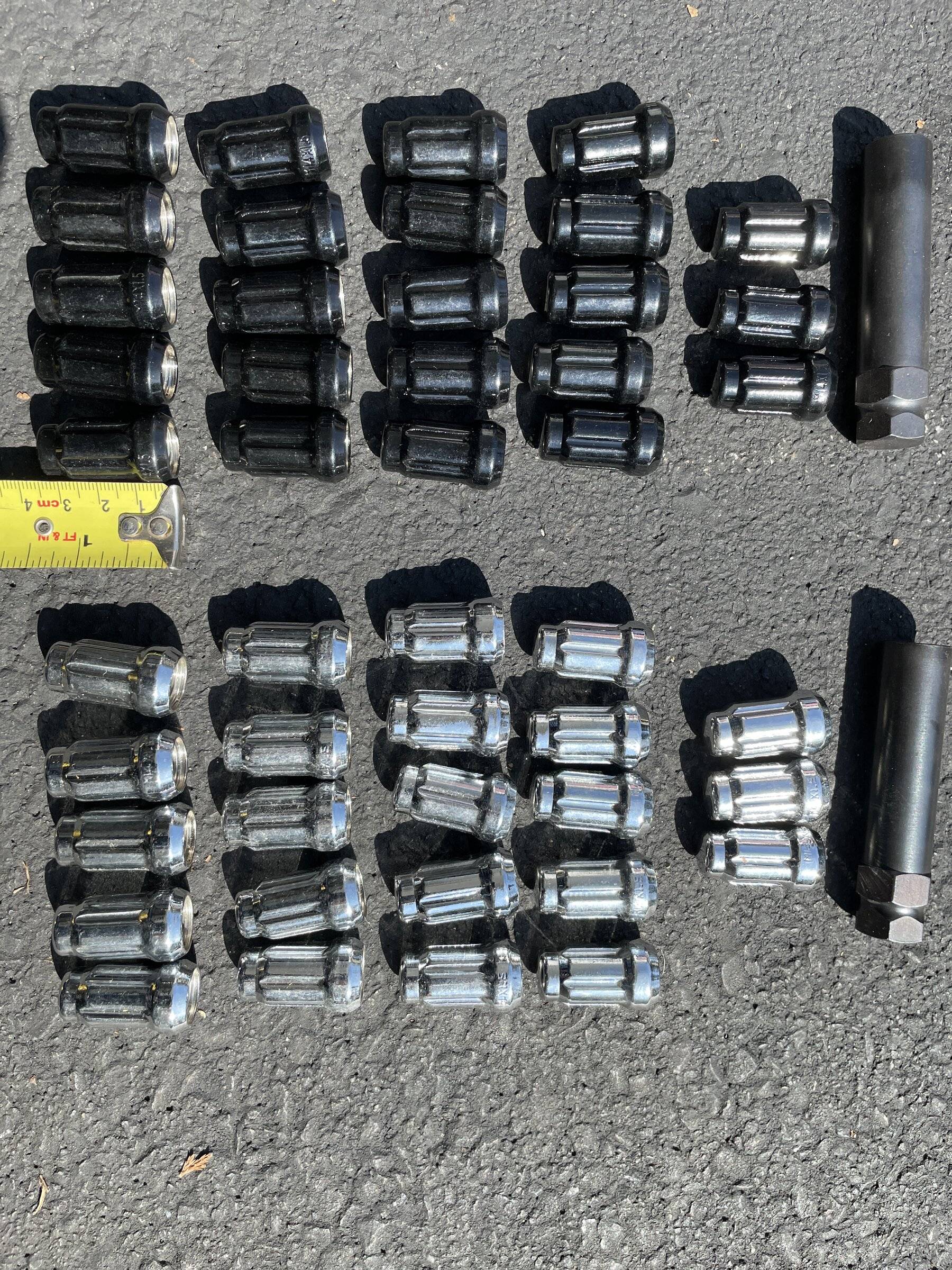 Jeep Wrangler JL Spline lug nut sets IMG_6812.JPG