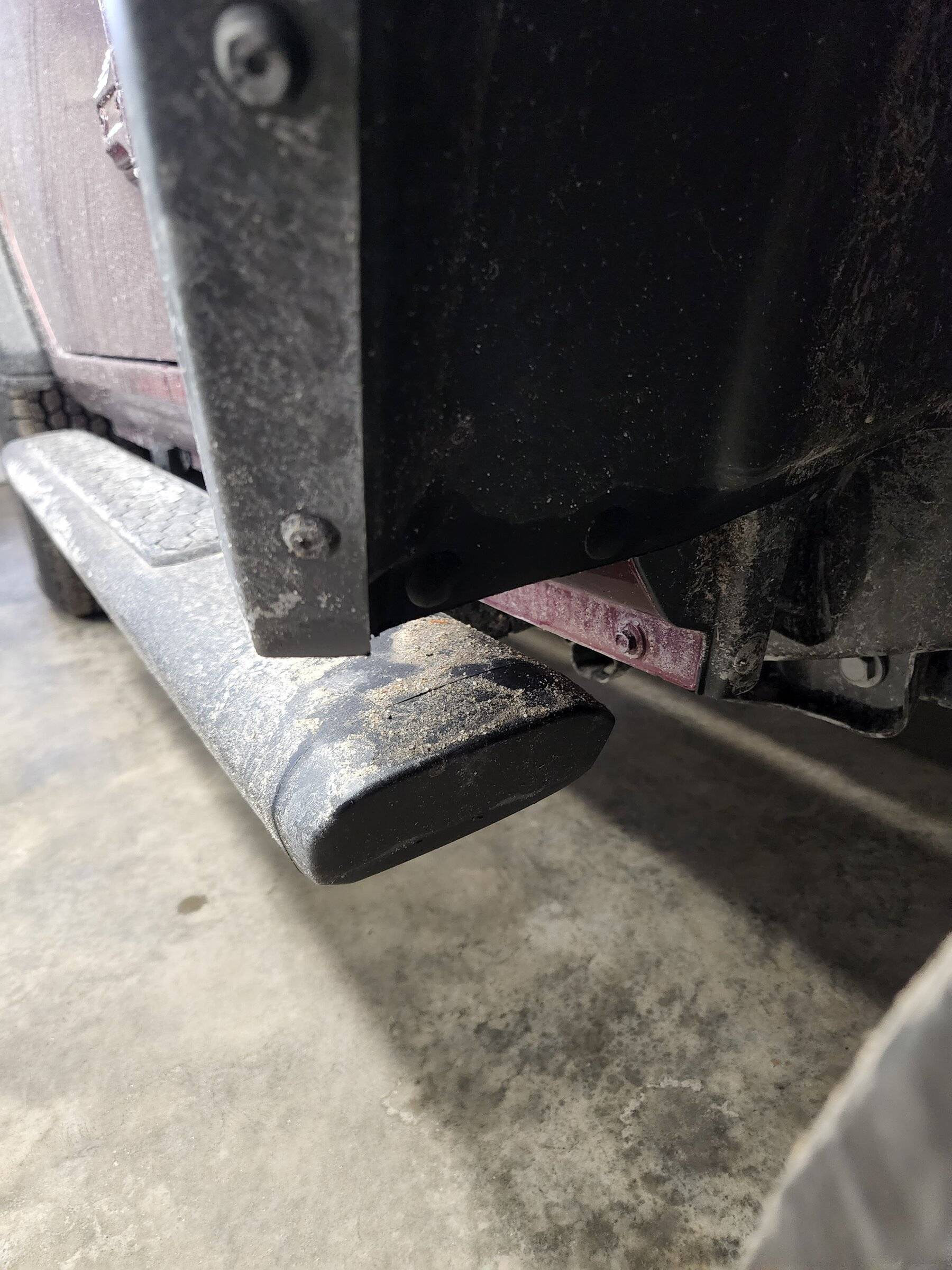 Jeep Wrangler JL Anyone ever try trimming mud flaps/splash guards? 20220315_151428