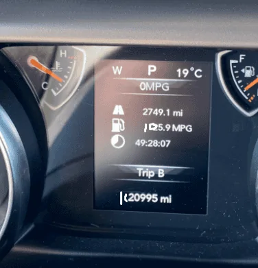 Jeep Wrangler JL "Performance Limited" Error code 1647536759935