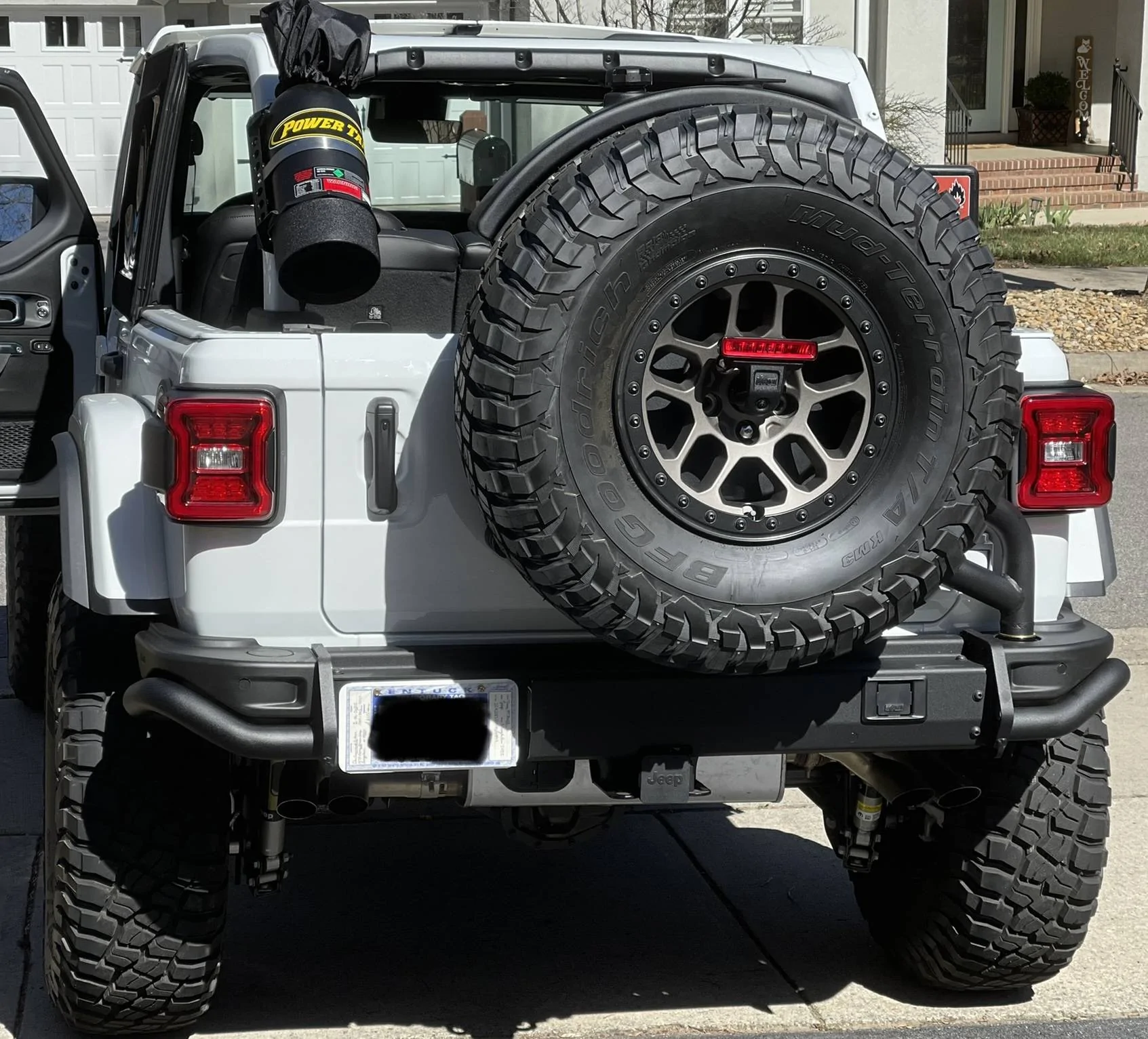 Jeep Wrangler JL AEV rear bumper and parking sensor failure 5486507C-D3D3-4045-ABE0-77DDA33567E9