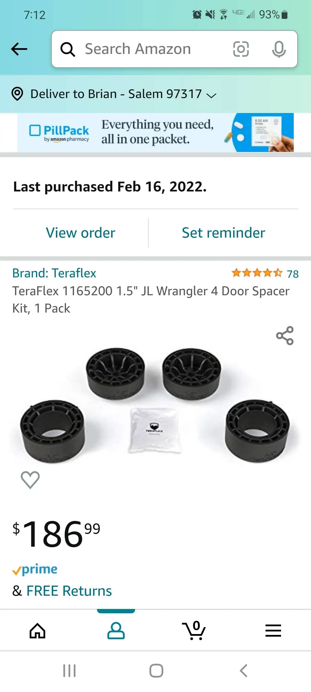 Jeep Wrangler JL Help, my Jeep shrunk ? Screenshot_20220323-071240_Amazon Shopping