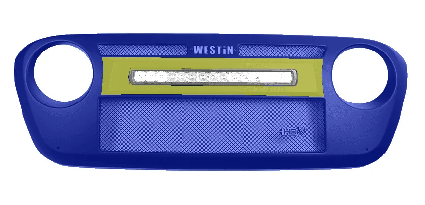 Jeep Wrangler JL Stylish grills that aren't ANGRY. Do they exist? Westin HDX Grille Paint Schem