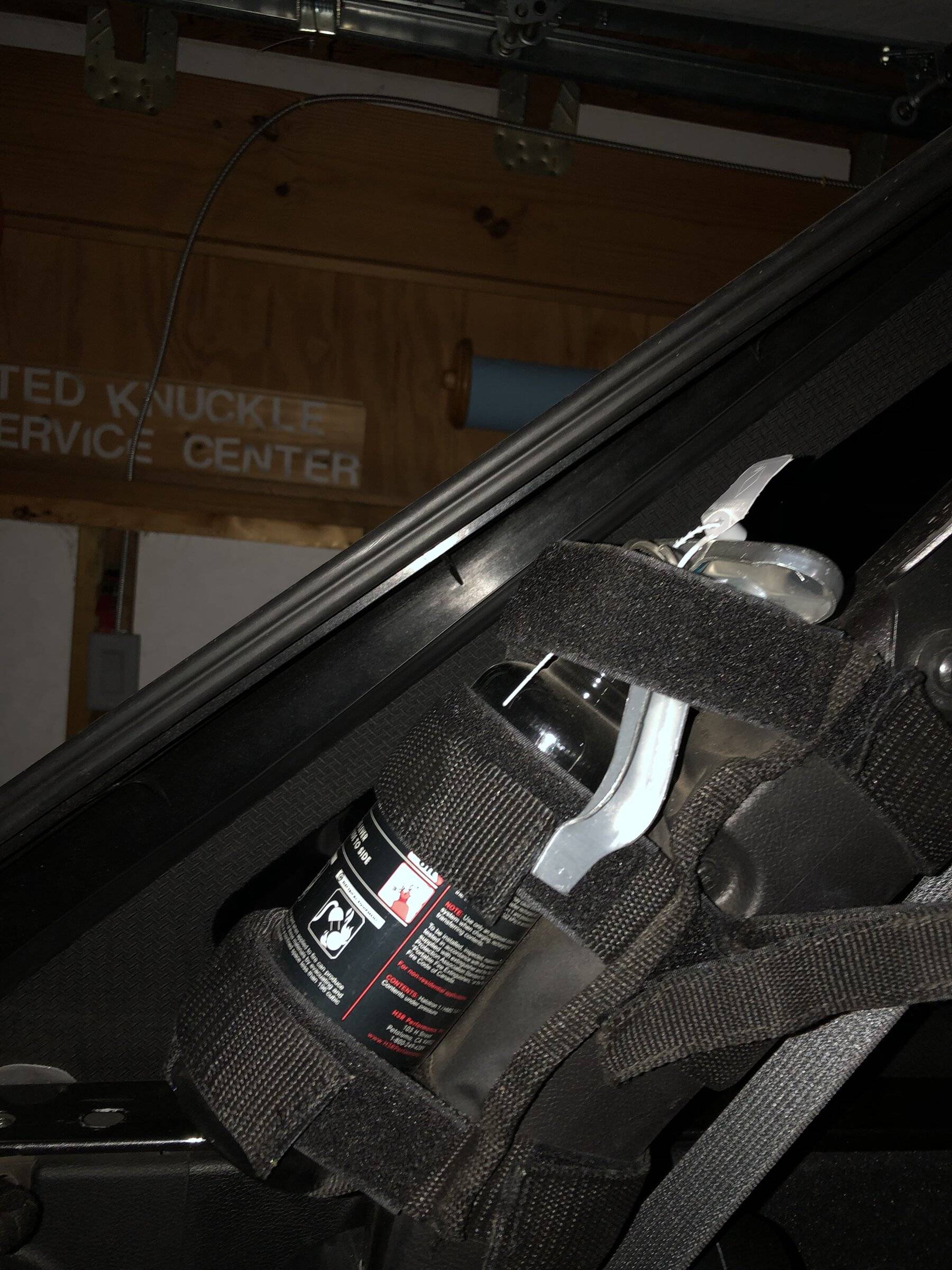 Jeep Wrangler JL Fast Back soft top with fire extinguisher question C9176296-ED45-40B4-8C66-5E5465AEBF64