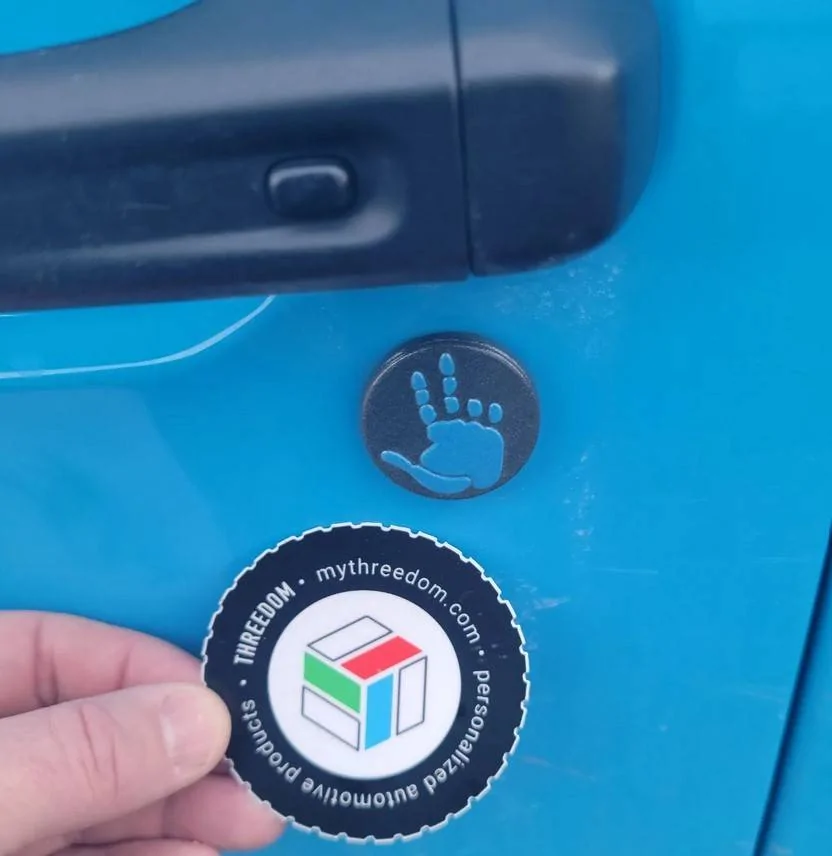 Jeep Wrangler JL ? Threedom Custom Design Key Lock Caps? bluewavekh