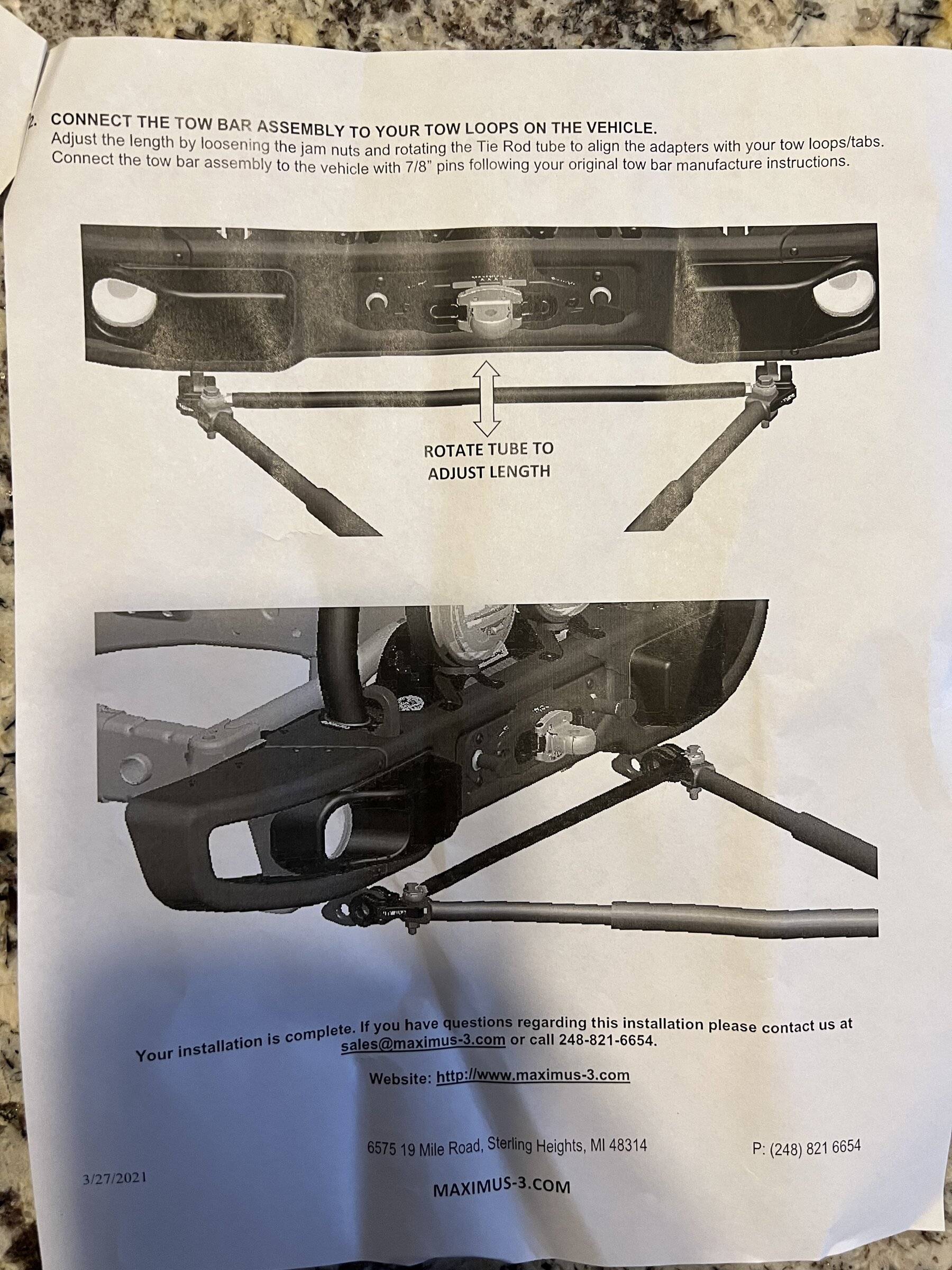 Jeep Wrangler JL Maximus 3 Tow Loops 1649112873153