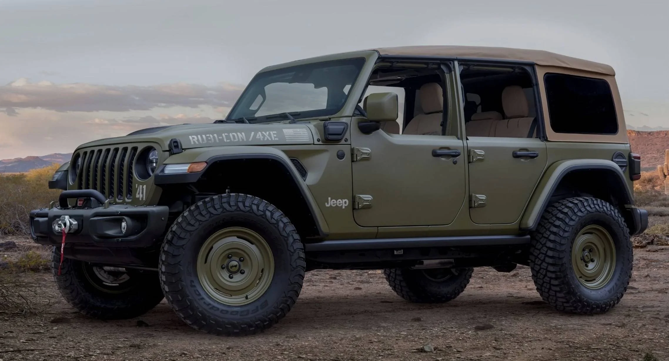 Jeep Wrangler JL EJS 2022: Jeep ’41 Concept 2022 Jeep ’41 Concept 1