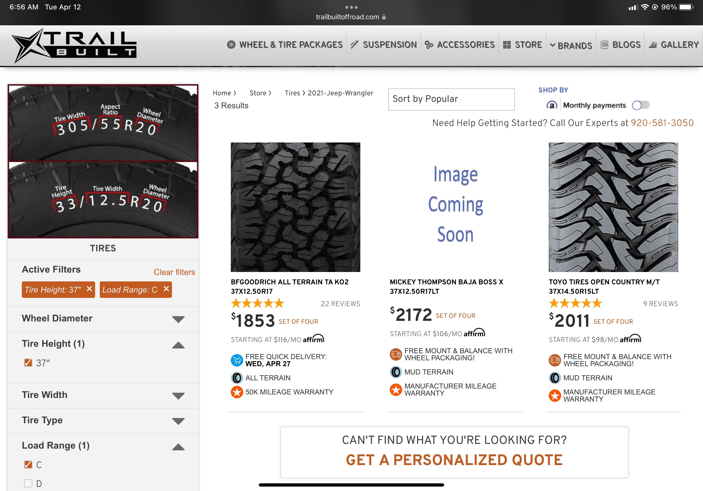 Jeep Wrangler JL Only 3 Options for C Load in 37s? 2049EA4F-67B6-4B0D-BDD6-80B509FC8306