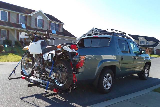 Jeep Wrangler JL Motorcycle hitch carrier VH on RL